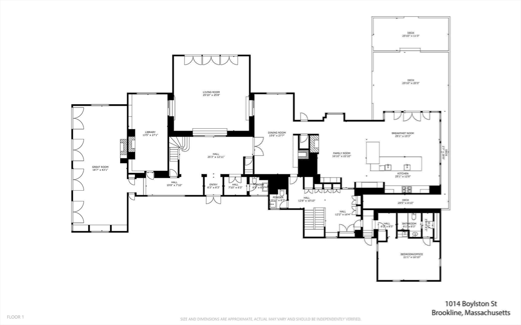 Brookline, Massachusetts, 02467, United States, 7 Bedrooms Bedrooms, ,11 BathroomsBathrooms,Residential,For Sale,1840282