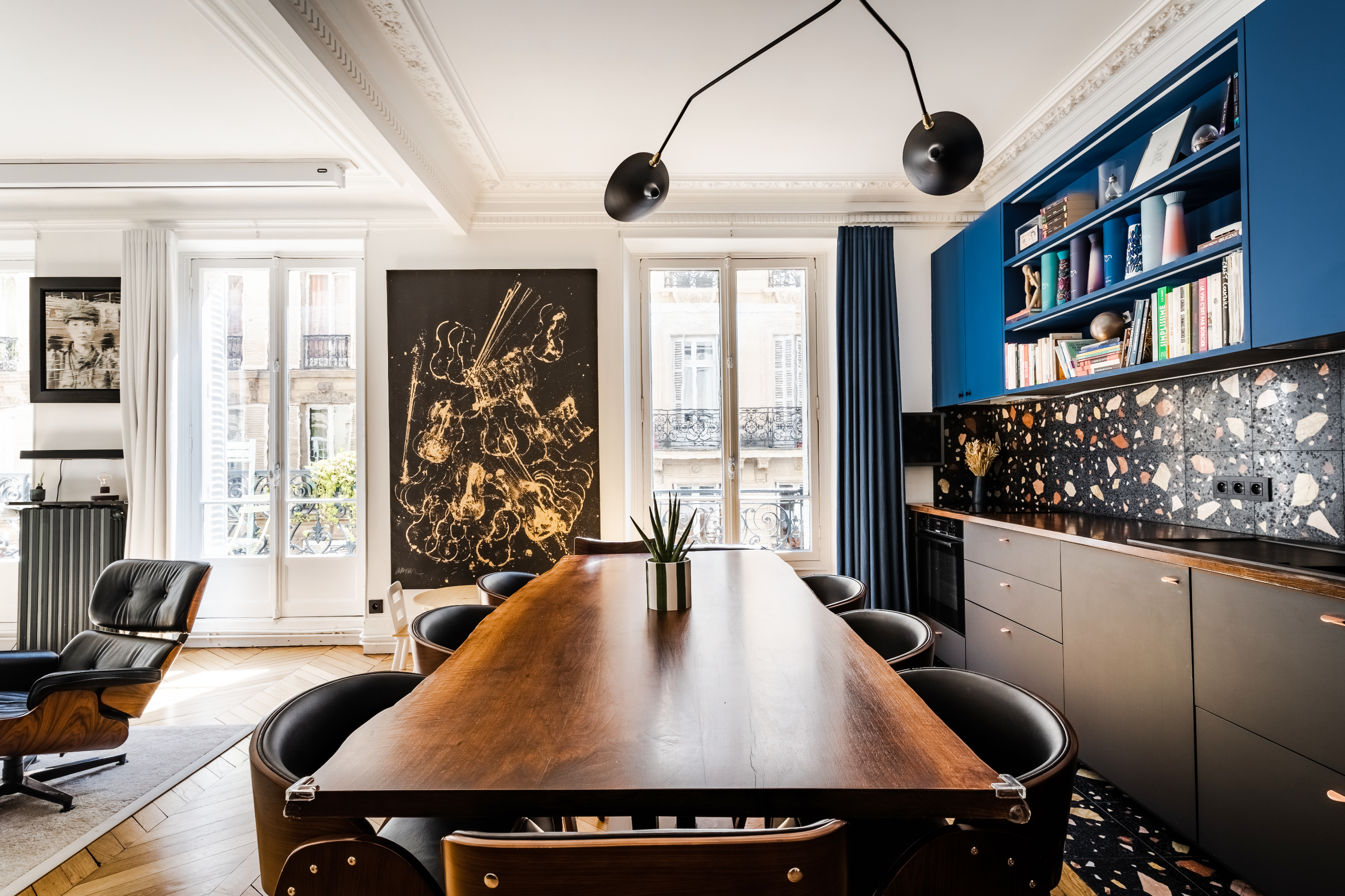  Paris 8th – Haussmannian Apartment – 3 Bedrooms – Balcony - 物件實景