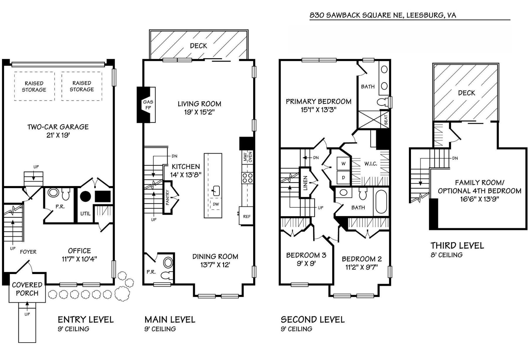  830 Sawback Square NE, Leesburg, VA, 20176 - 物件實景