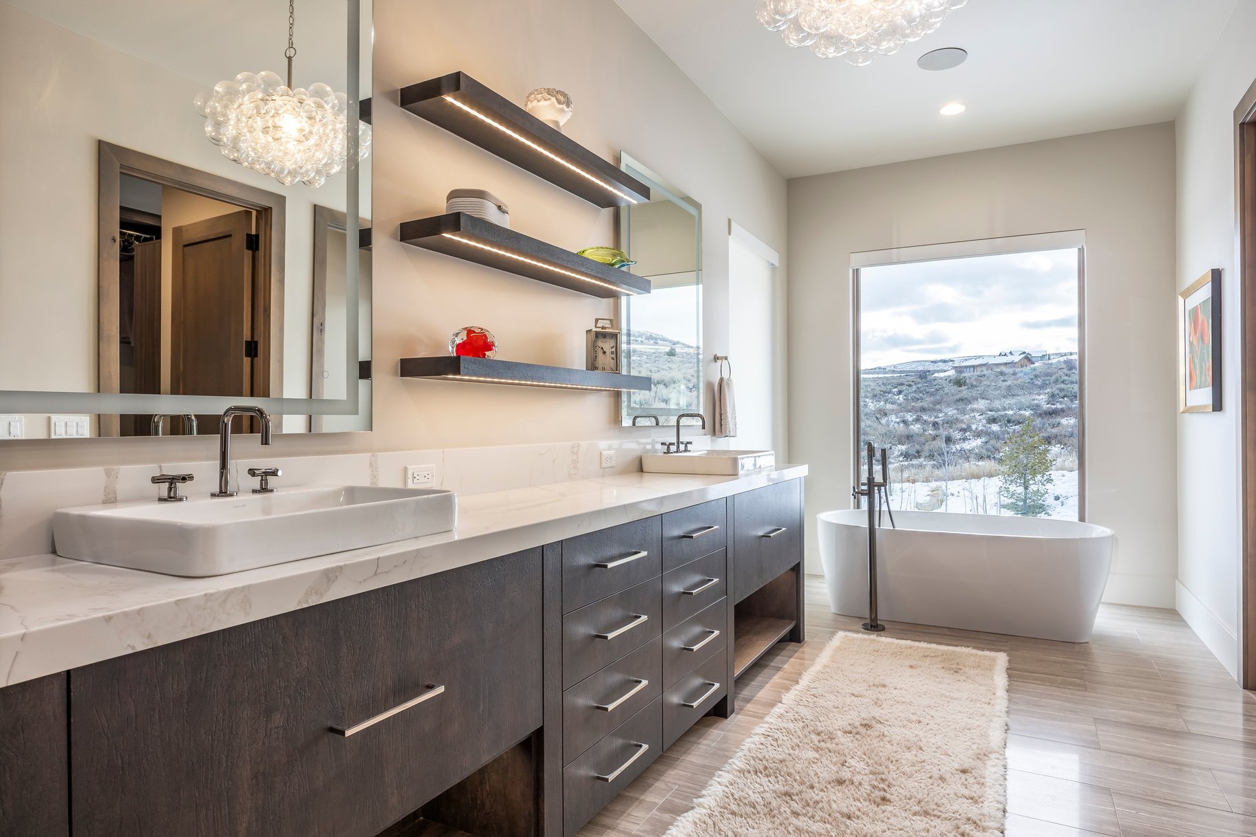  Beautiful Modern Custom Home with Rock Cliff Views at Victory Ranch - 物件實景