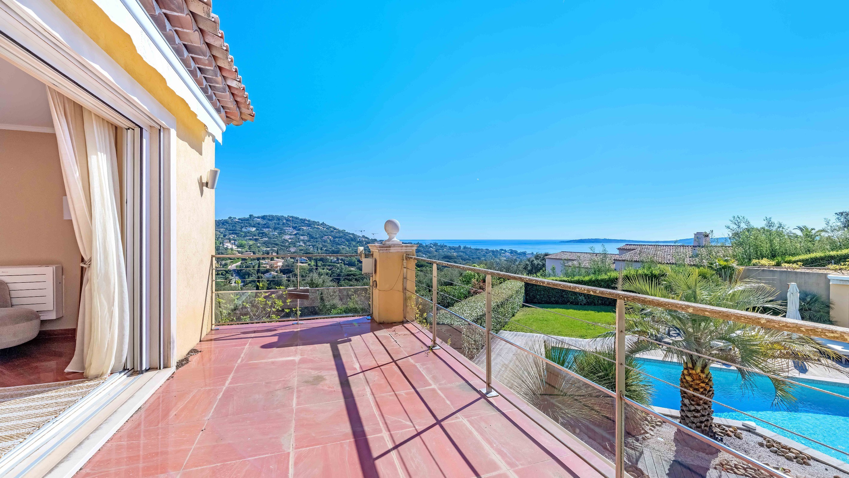  Sole agent listing: Villa with pool and sea view - Gulf of Saint-Tropez - 物件實景
