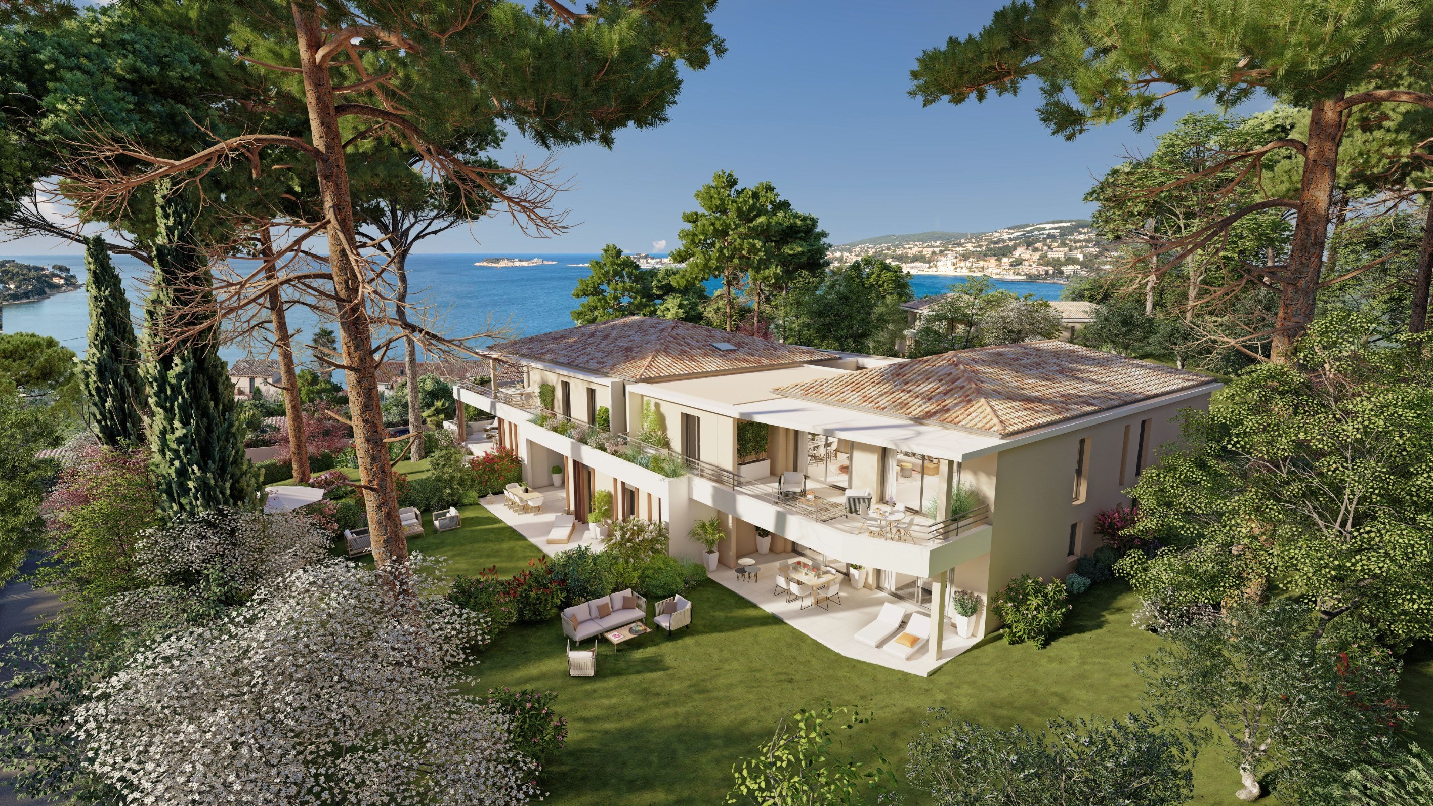  Sanary-sur-Mer – 3-Bedroom Apartment with Garden and Sea View - 物件實景