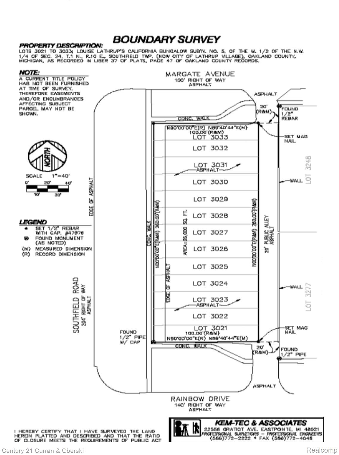 Lathrup Village, Michigan, 48076, United States, ,Land,For Sale,1983779