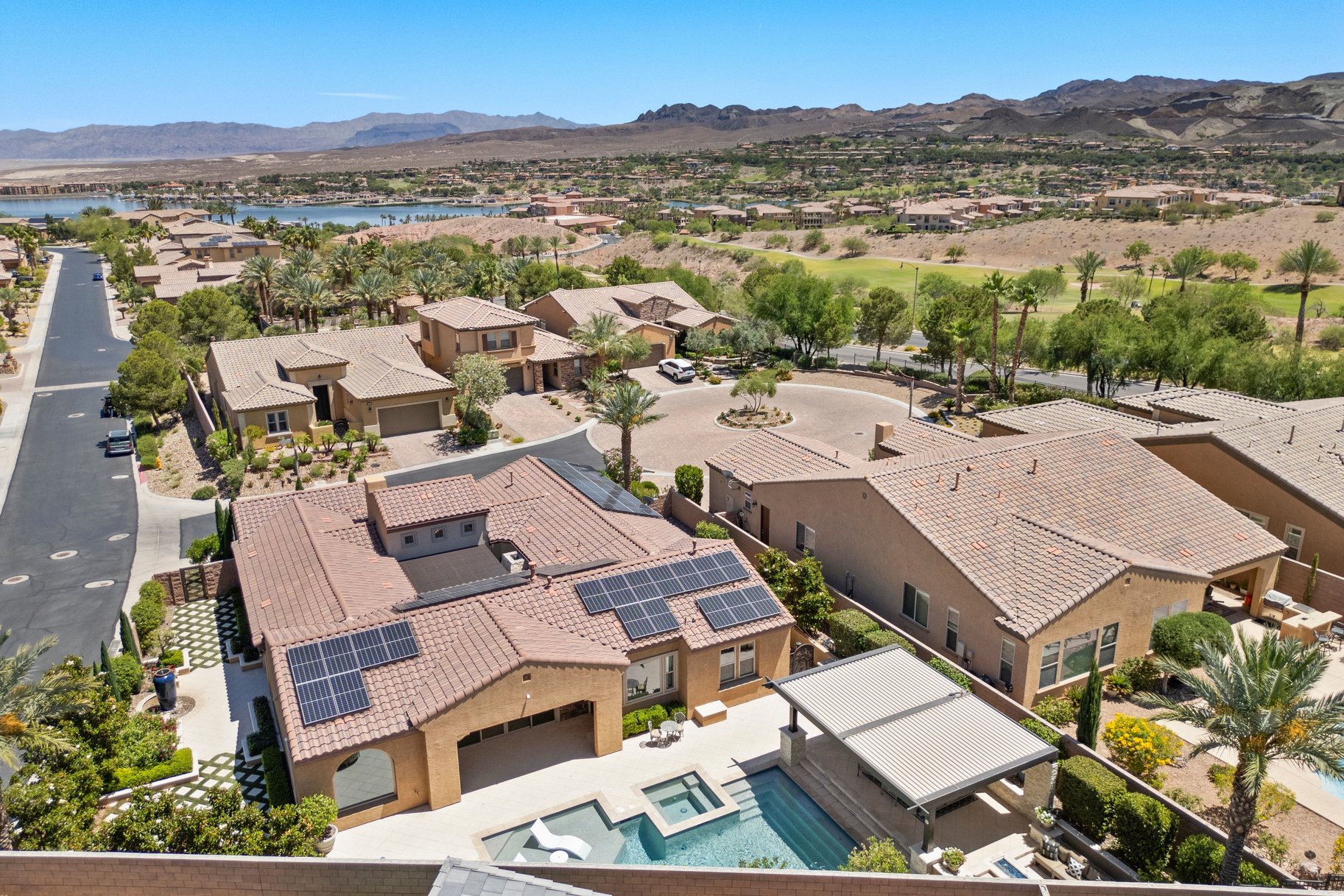  DESIGNER DREAM OASIS IN GATED LAKE LAS VEGAS, FURNISHED TURN-KEY - 物件實景