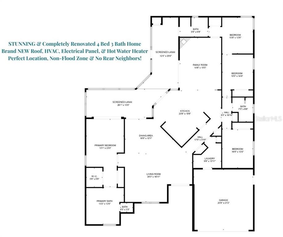 Palm Harbor, Florida, 34683, United States, 4 Bedrooms Bedrooms, ,3 BathroomsBathrooms,Residential,For Sale,1989112