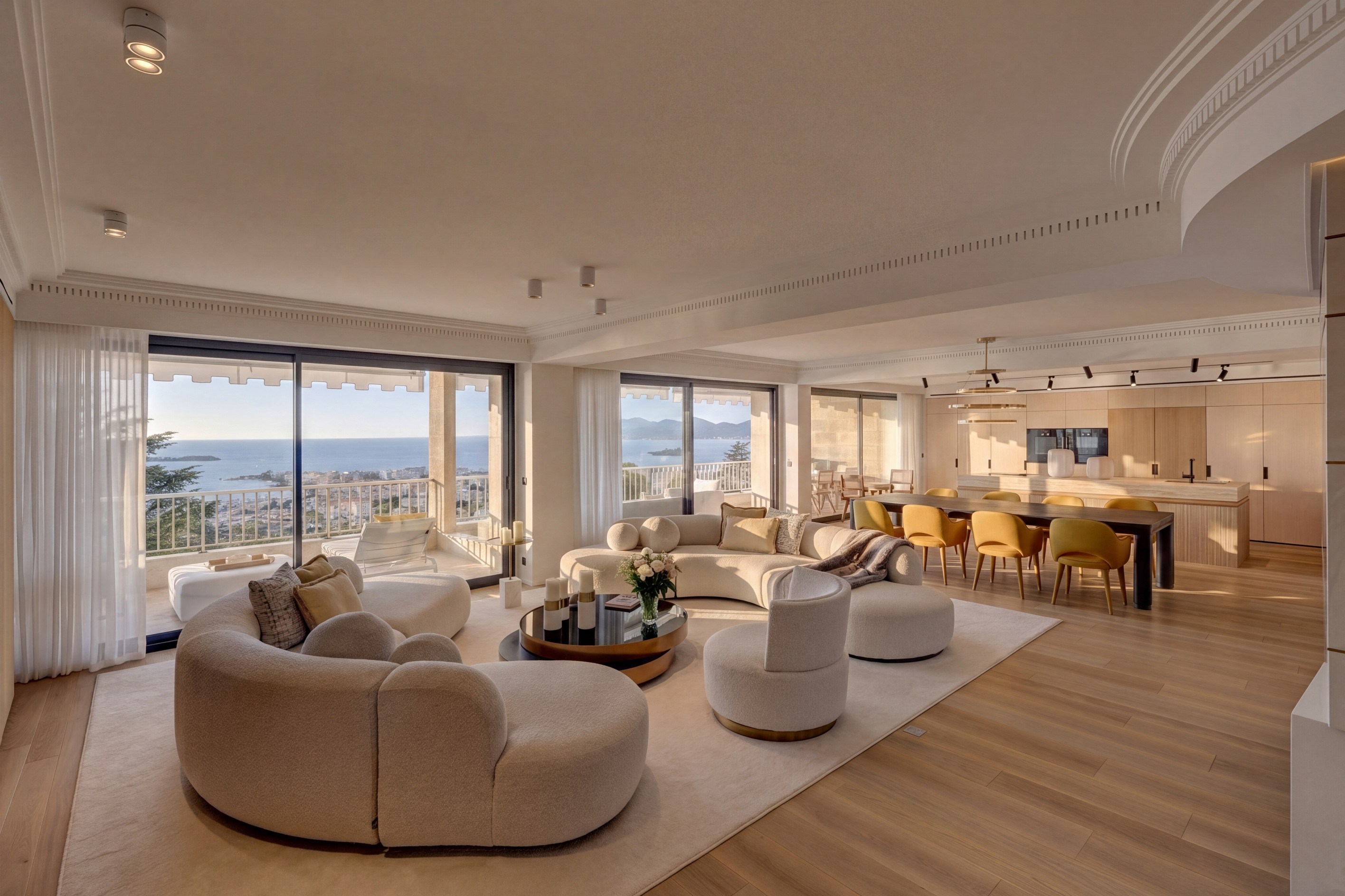  La Californie - Sea-view apartment in a secure residence with private shuttle s… - 物件實景