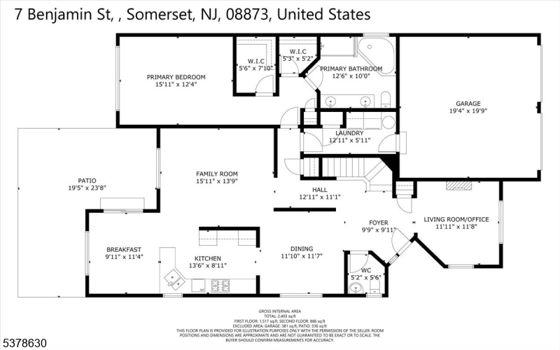 Franklin Twp., New Jersey, 08873, United States, 2 Bedrooms Bedrooms, ,3 BathroomsBathrooms,Residential,For Sale,1940389