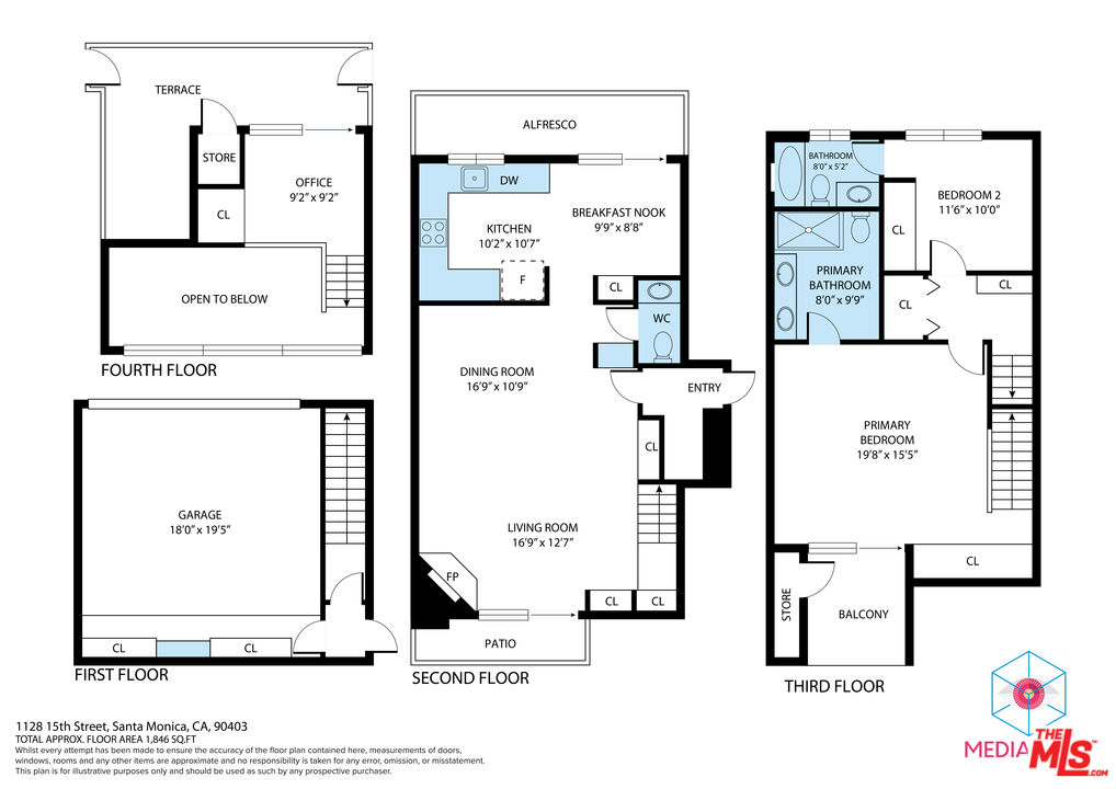 Santa Monica, California, 90403, United States, 2 Bedrooms Bedrooms, ,3 BathroomsBathrooms,Residential,For Sale,1986482