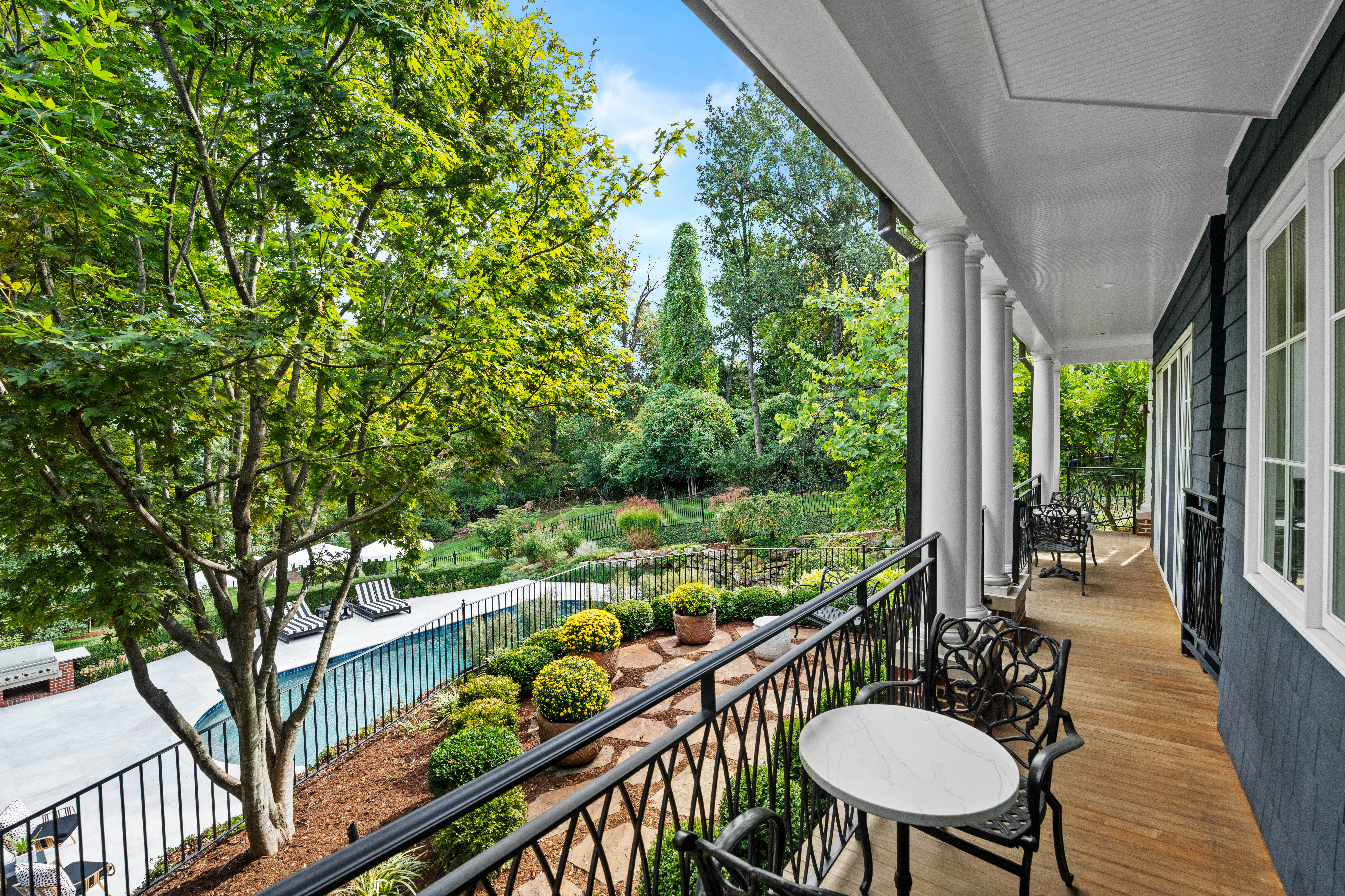  Stunning Private Estate Tucked Away on one of Ladue