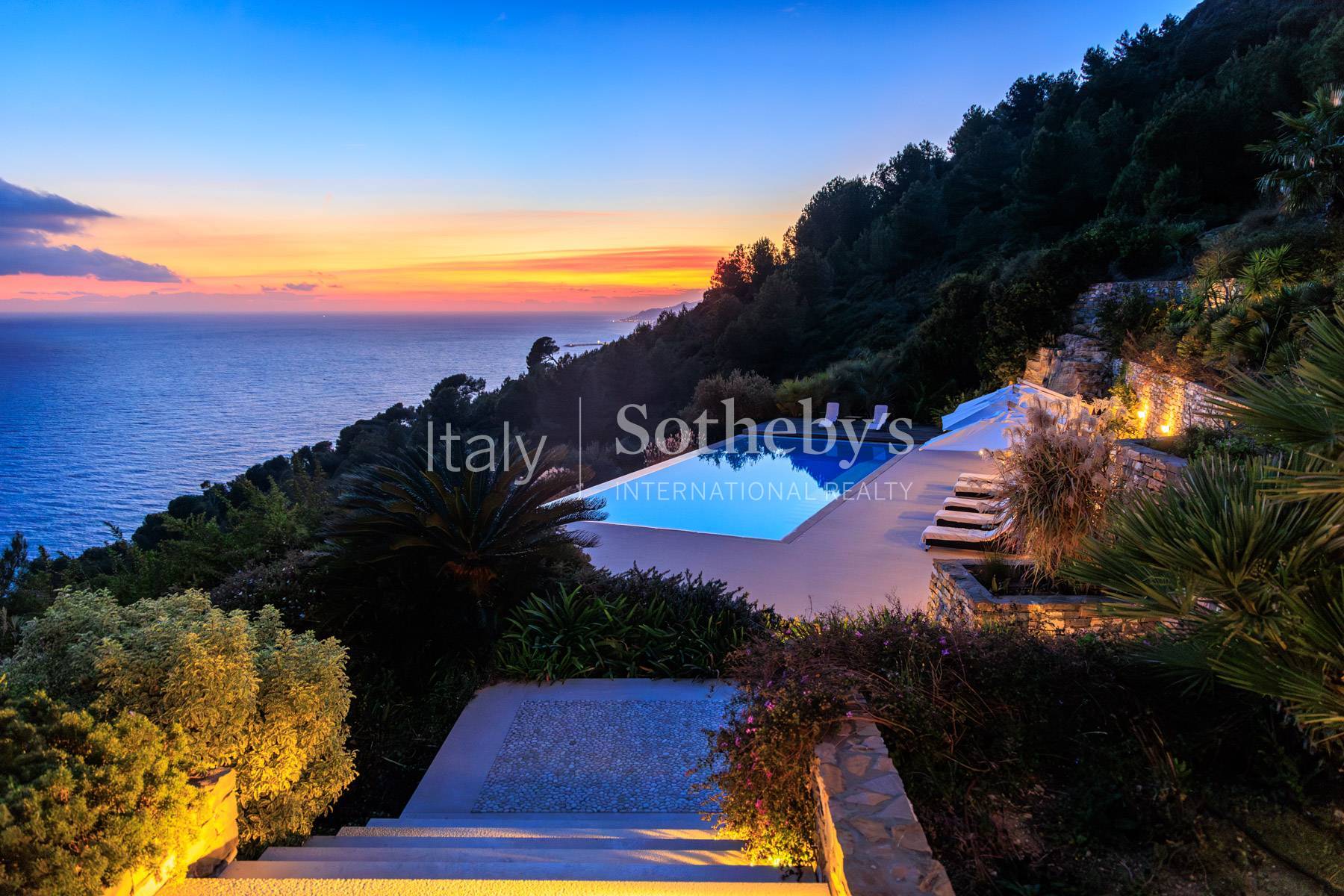  Elegant villa on the ligurian coast with panoramic views - 物件實景