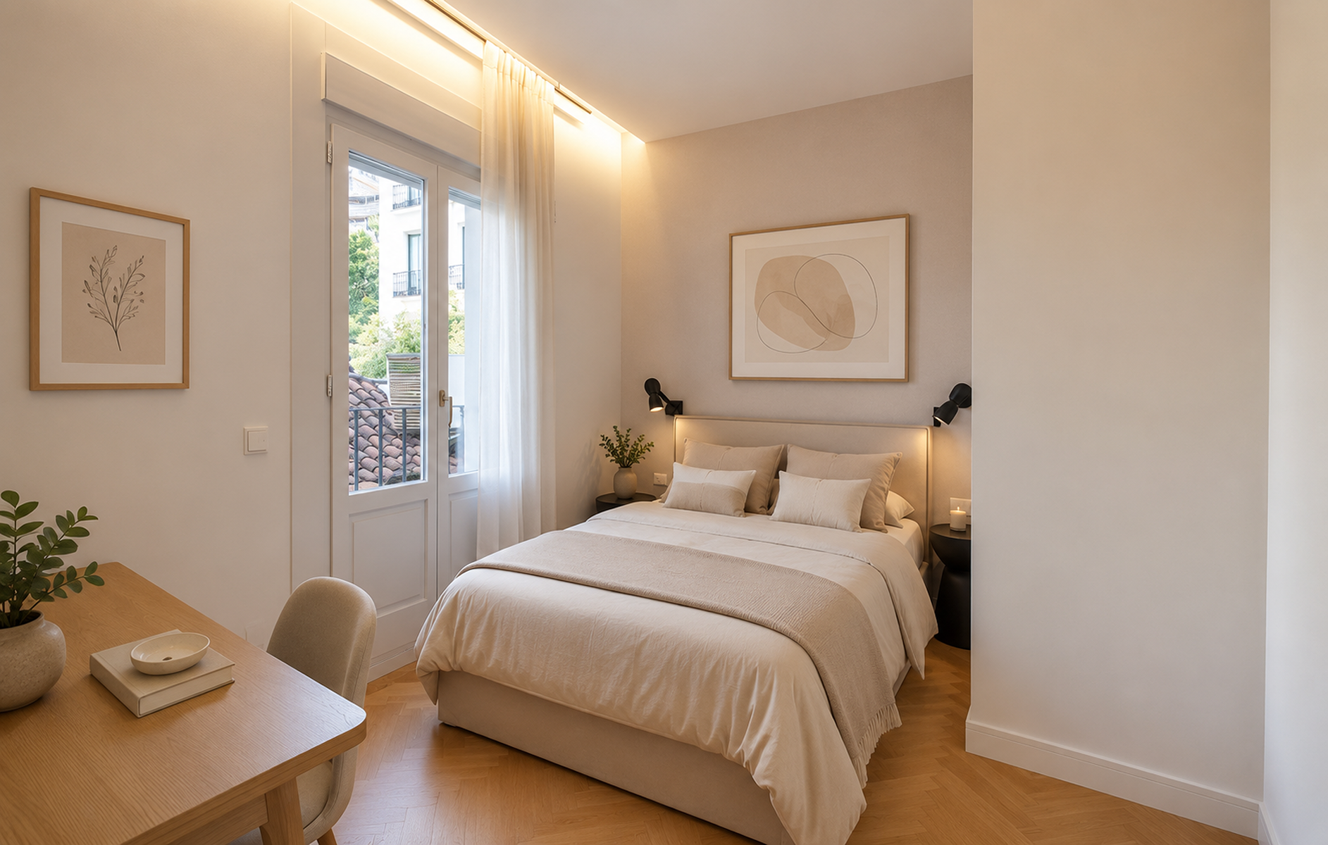  Contemporary Flat with 2 bedrooms and 2 bathrooms in Central Madrid - 物件實景