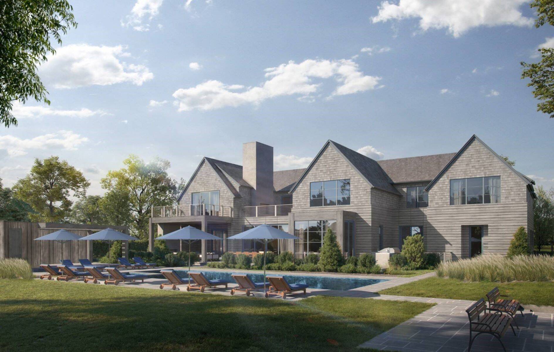  Prime Hedges Lane, Sagaponack South New Construction with Tennis - 物件實景