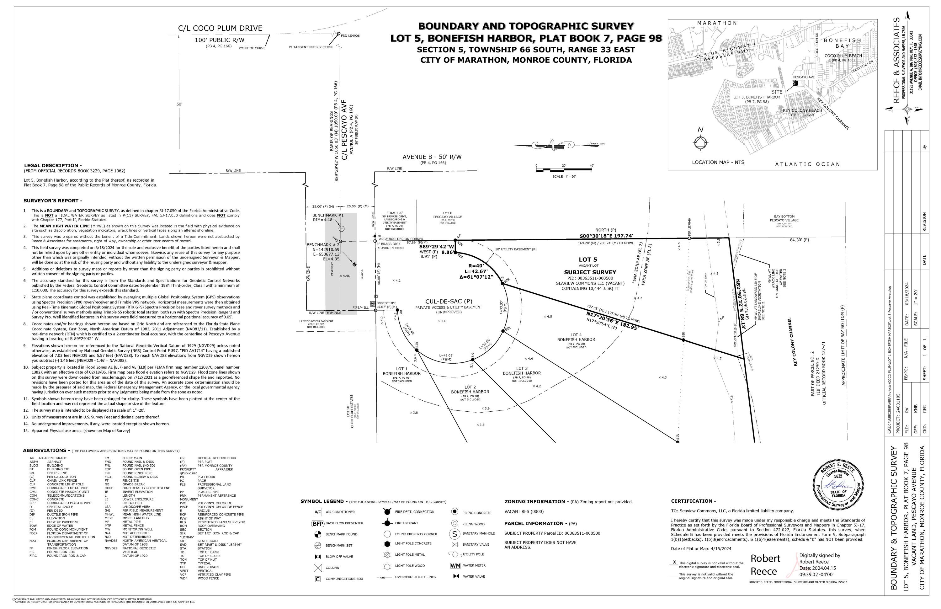 MARATHON, Florida, 33050, United States, ,Land,For Sale,1805196