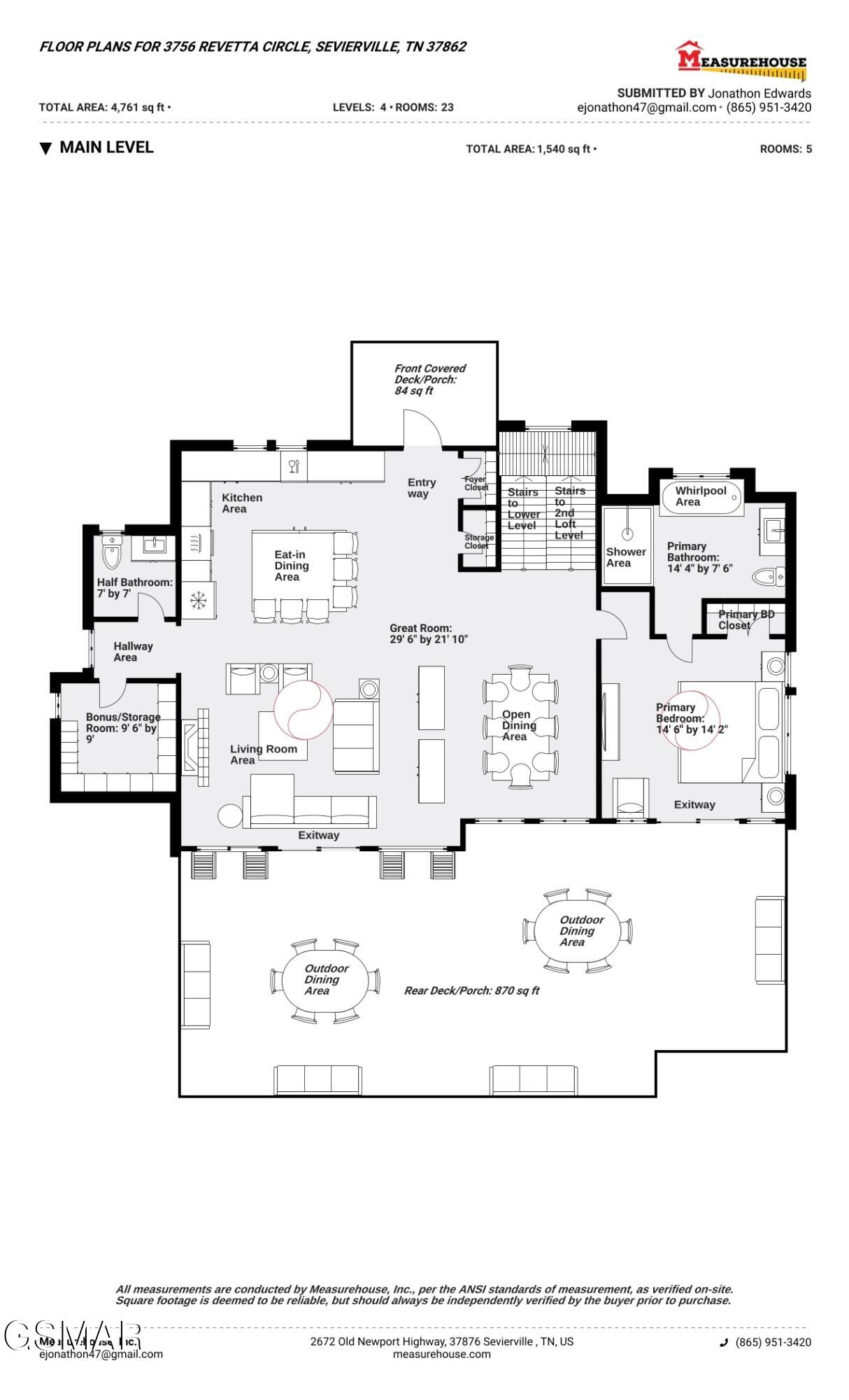 Sevierville, Tennessee, 37862, United States, 5 Bedrooms Bedrooms, ,7 BathroomsBathrooms,Residential,For Sale,2008149