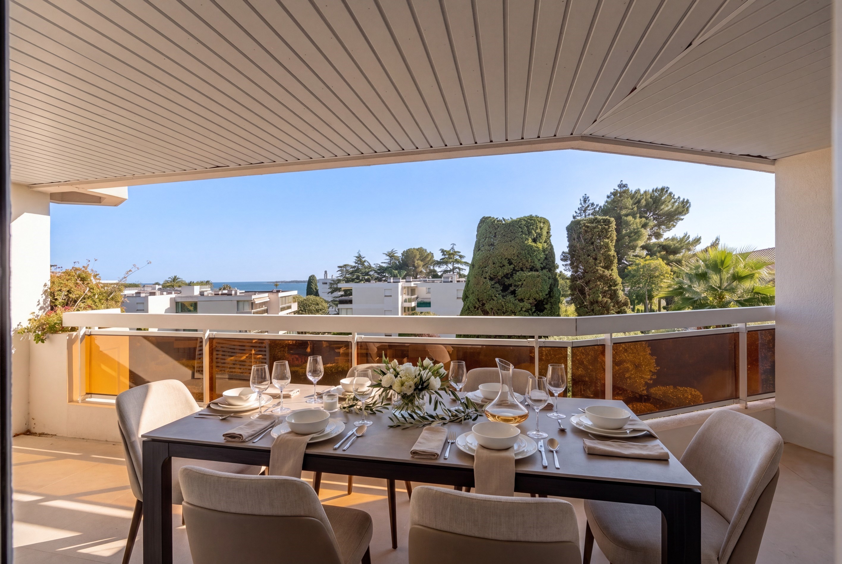  Renovated 113 sqm apartment with terrace and partial sea view - residence with … - 物件實景