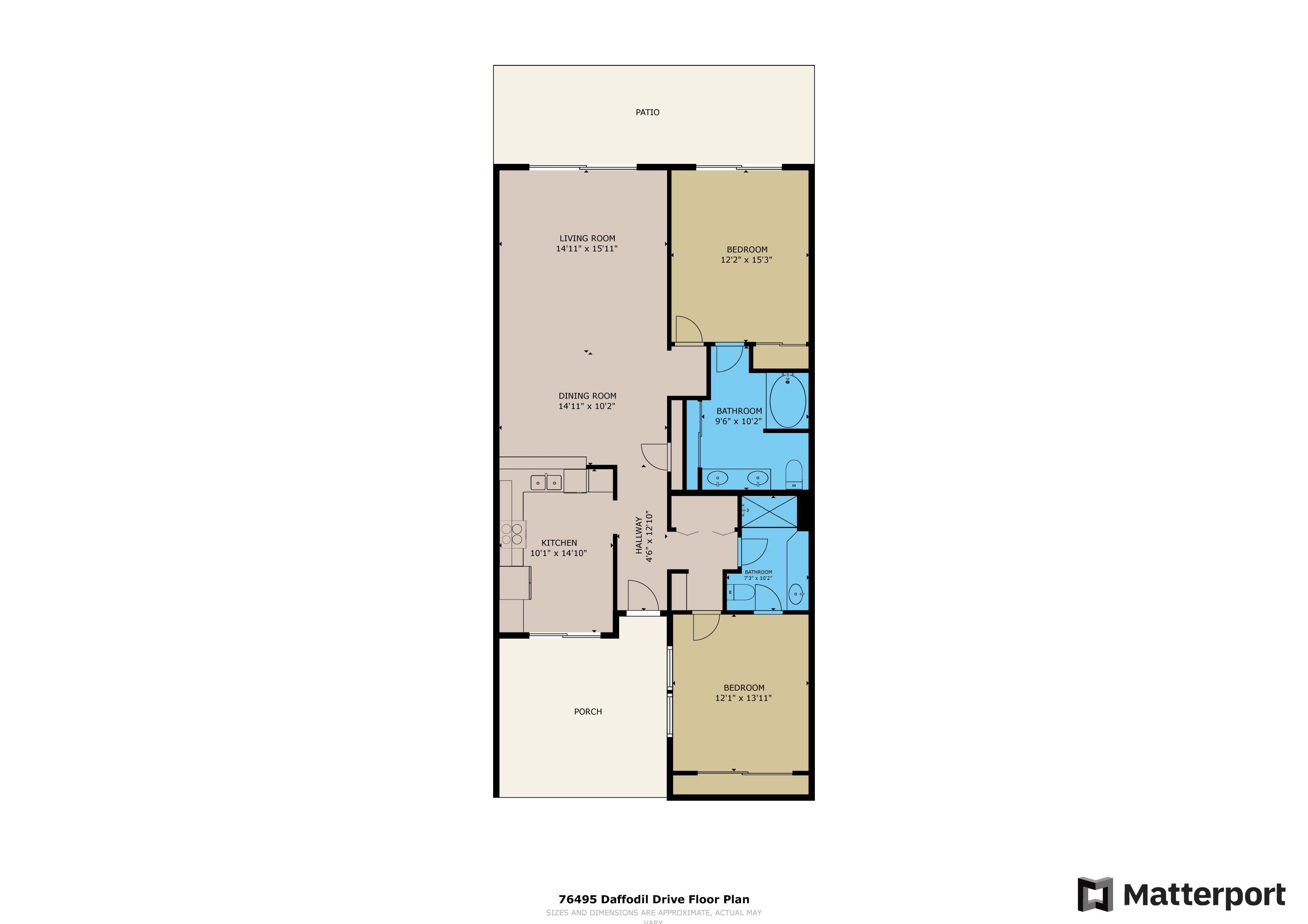 Palm Desert, California, 92211, United States, 2 Bedrooms Bedrooms, ,2 BathroomsBathrooms,Residential,For Sale,1938560