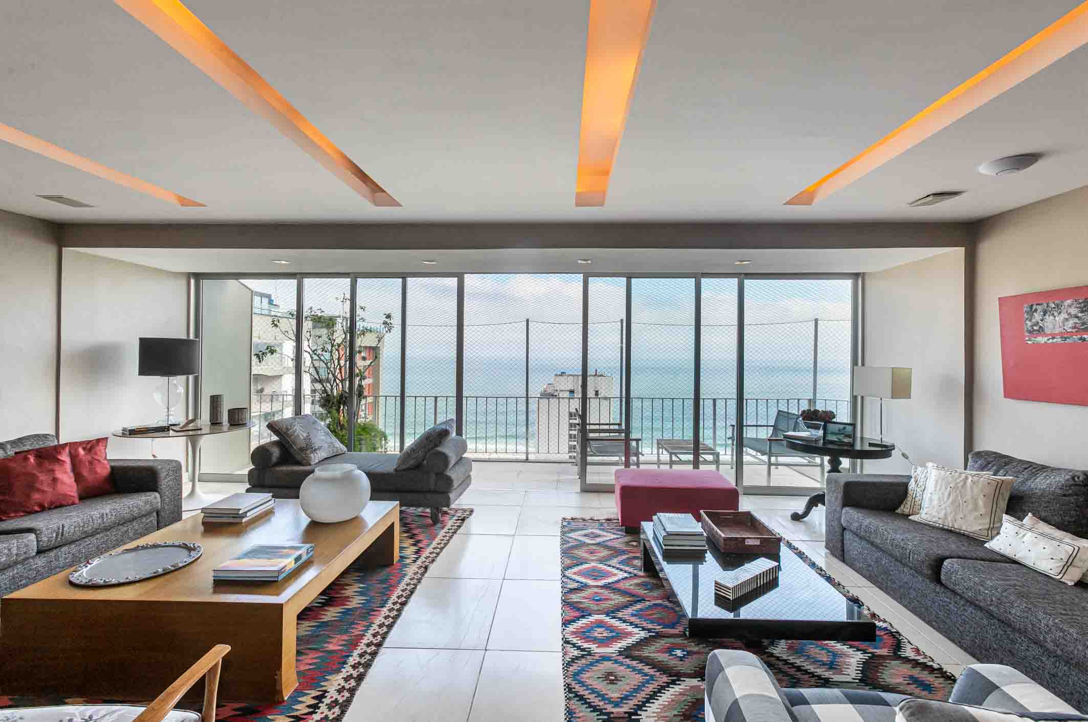  Duplex penthouse with ocean views in São Conrado - 物件實景