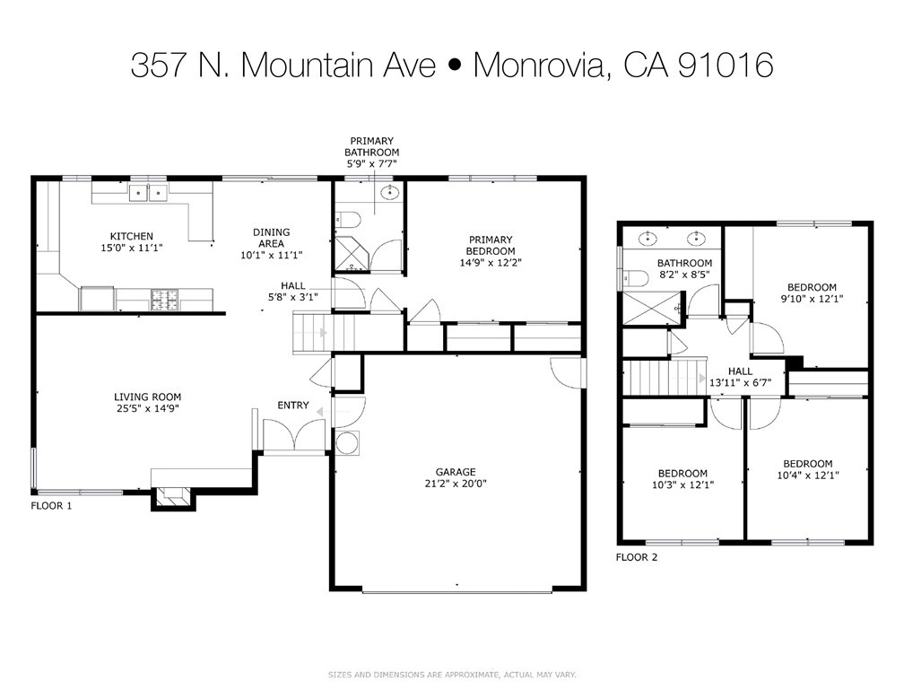 Monrovia, California, 91016, United States, 4 Bedrooms Bedrooms, ,2 BathroomsBathrooms,Residential,For Sale,2000116