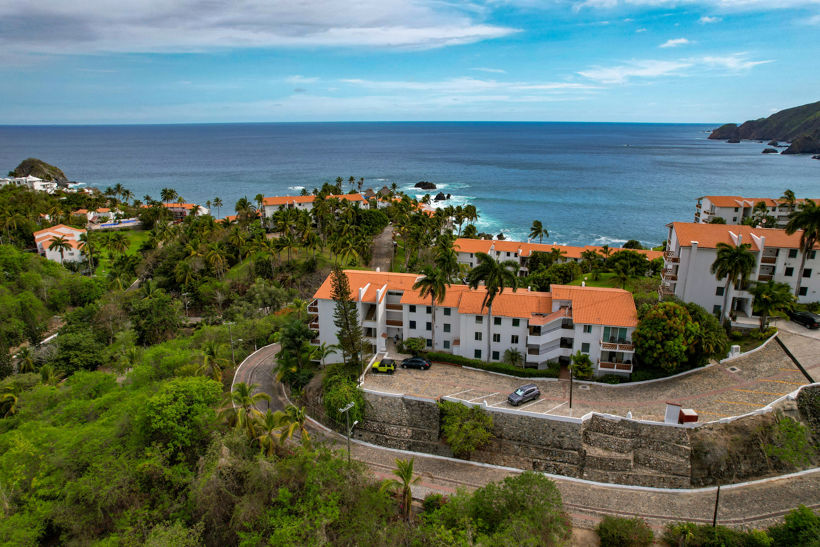  Departamento en venta en Vida del Mar, Manzanillo-planta baja y vista al jardín - 物件實景