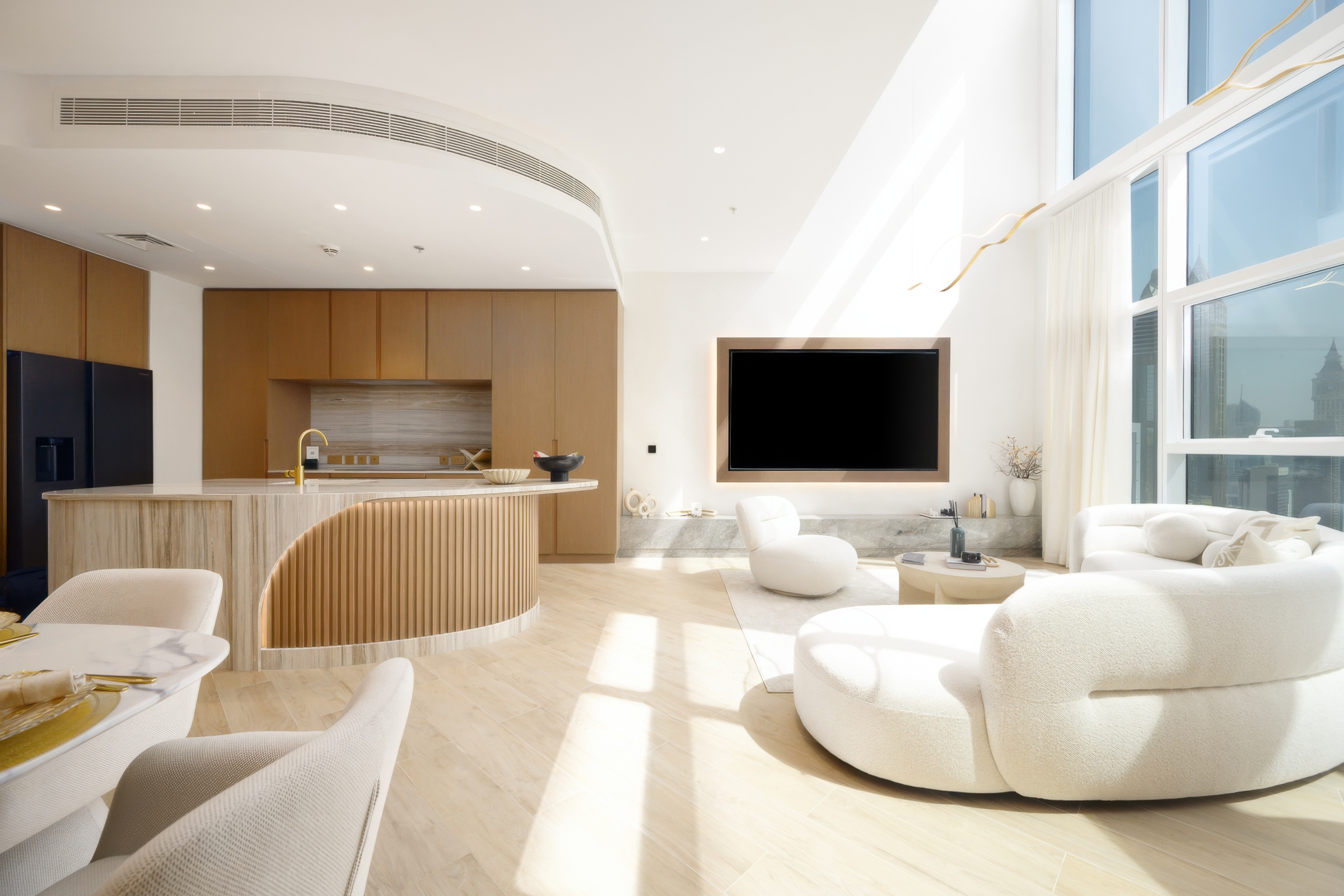  High-Floor Corner Duplex in DIFC - 物件實景