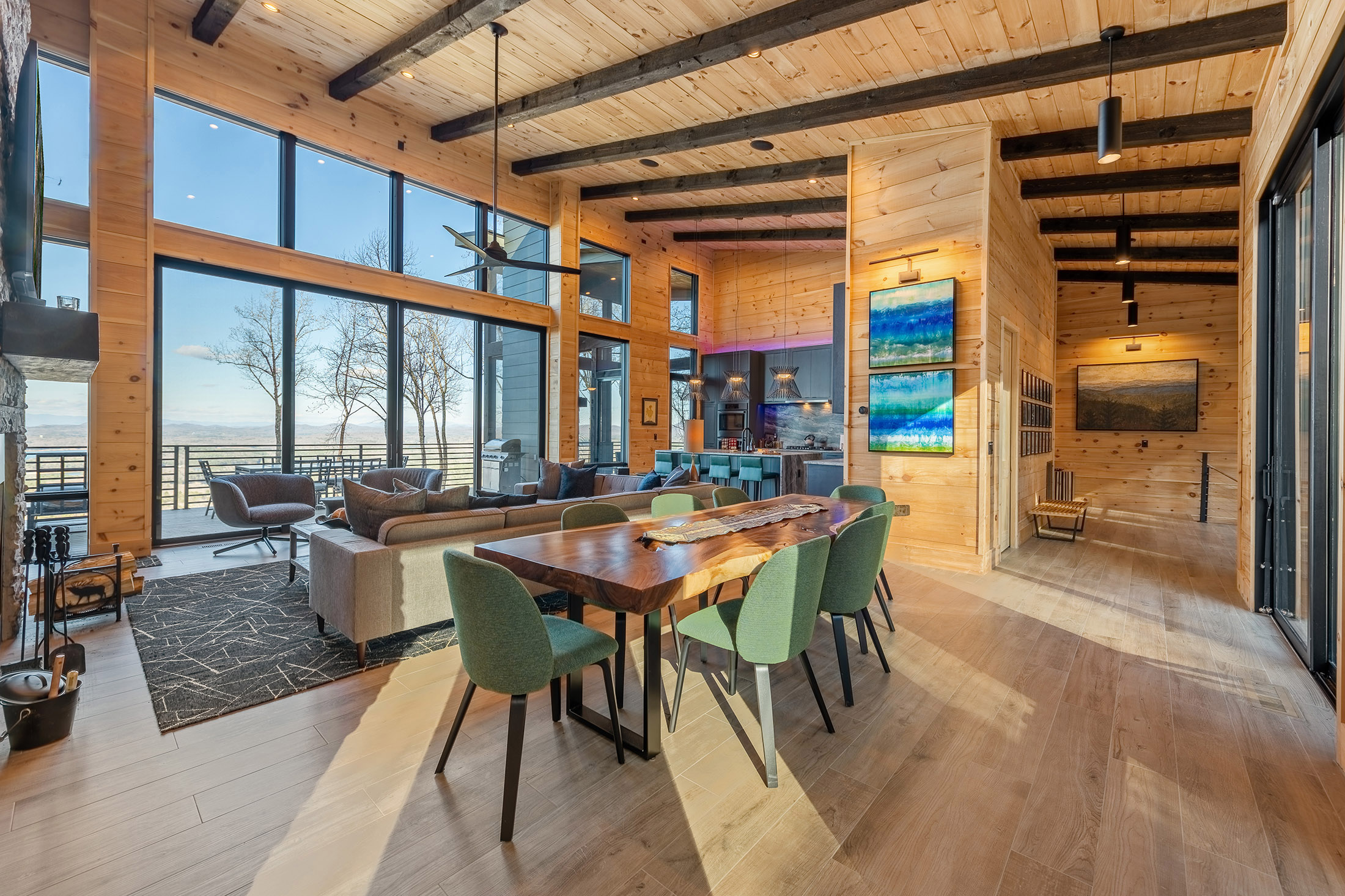  Contemporary Architectural Estate Overlooking Blue Ridge Lake - 物件實景