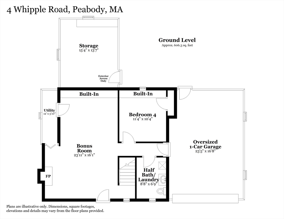 Peabody, Massachusetts, 01960, United States, 4 Bedrooms Bedrooms, ,2 BathroomsBathrooms,Residential,For Sale,1939511