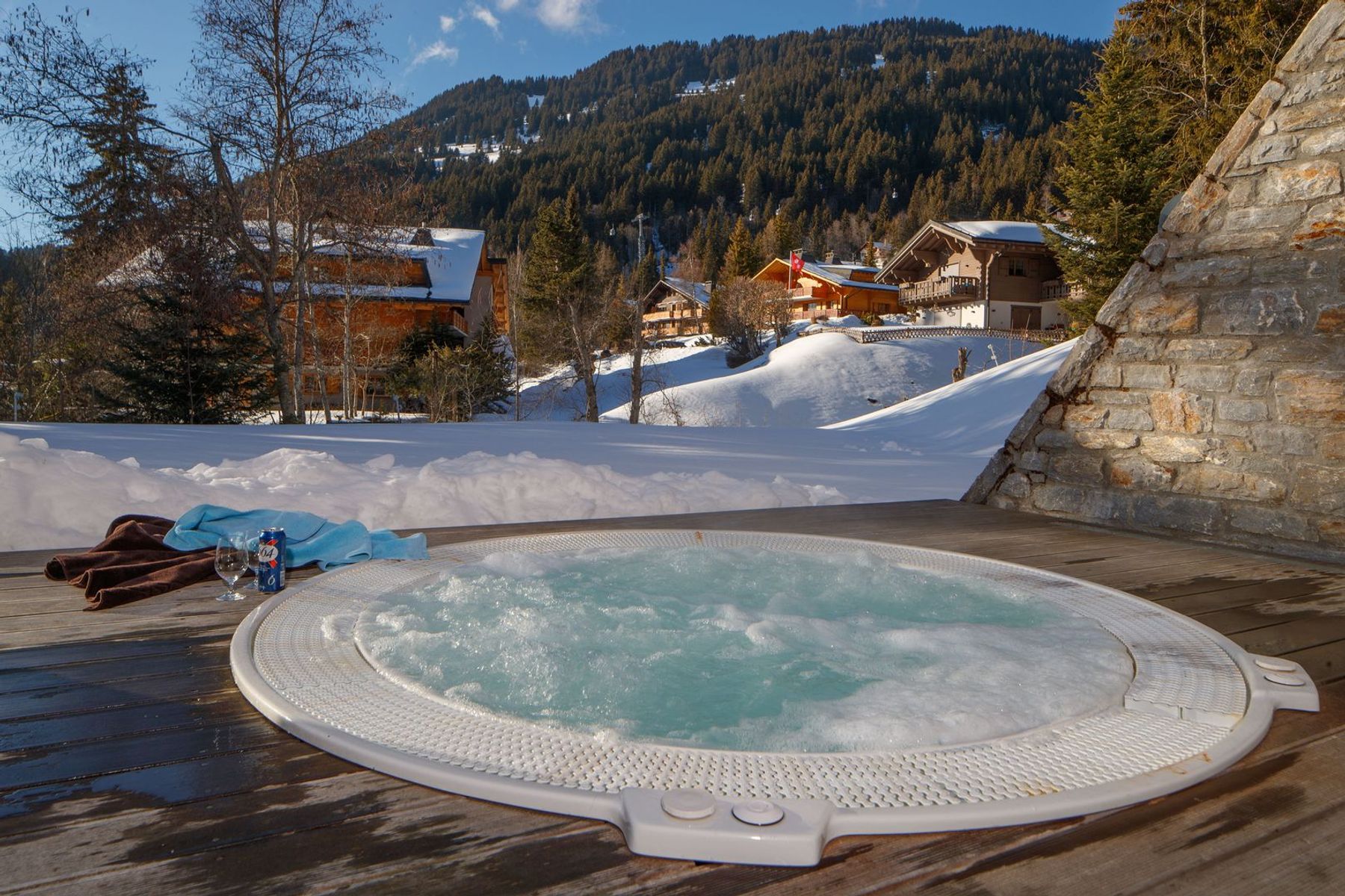  Villars, luxurious 6 pcs contemporary, garden, 2 parkings, ski in/ski out - 物件實景