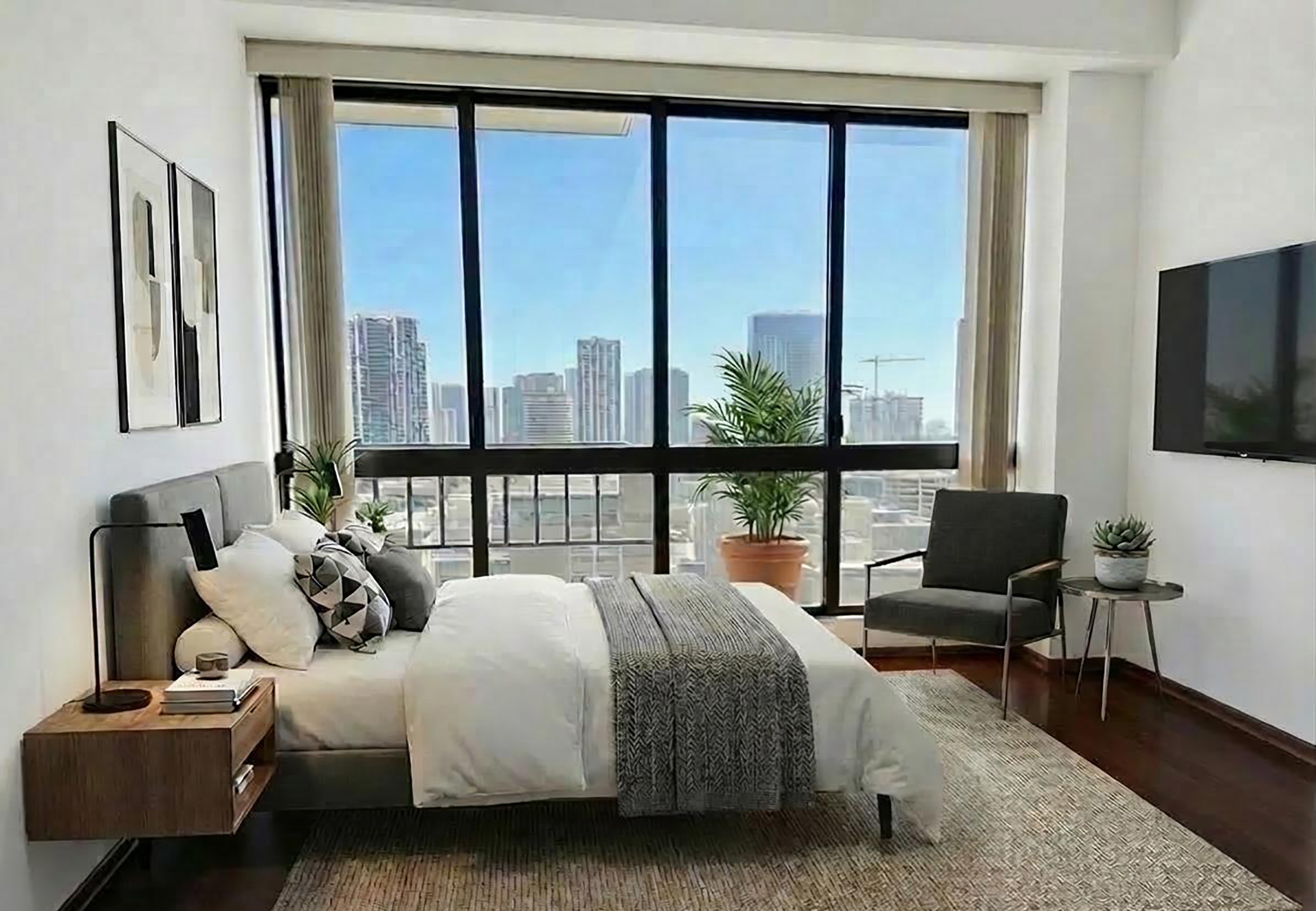  Harbor Square, City, Coastline, Diamond Head, Mountain, Ocean, Sunrise views - 物件實景