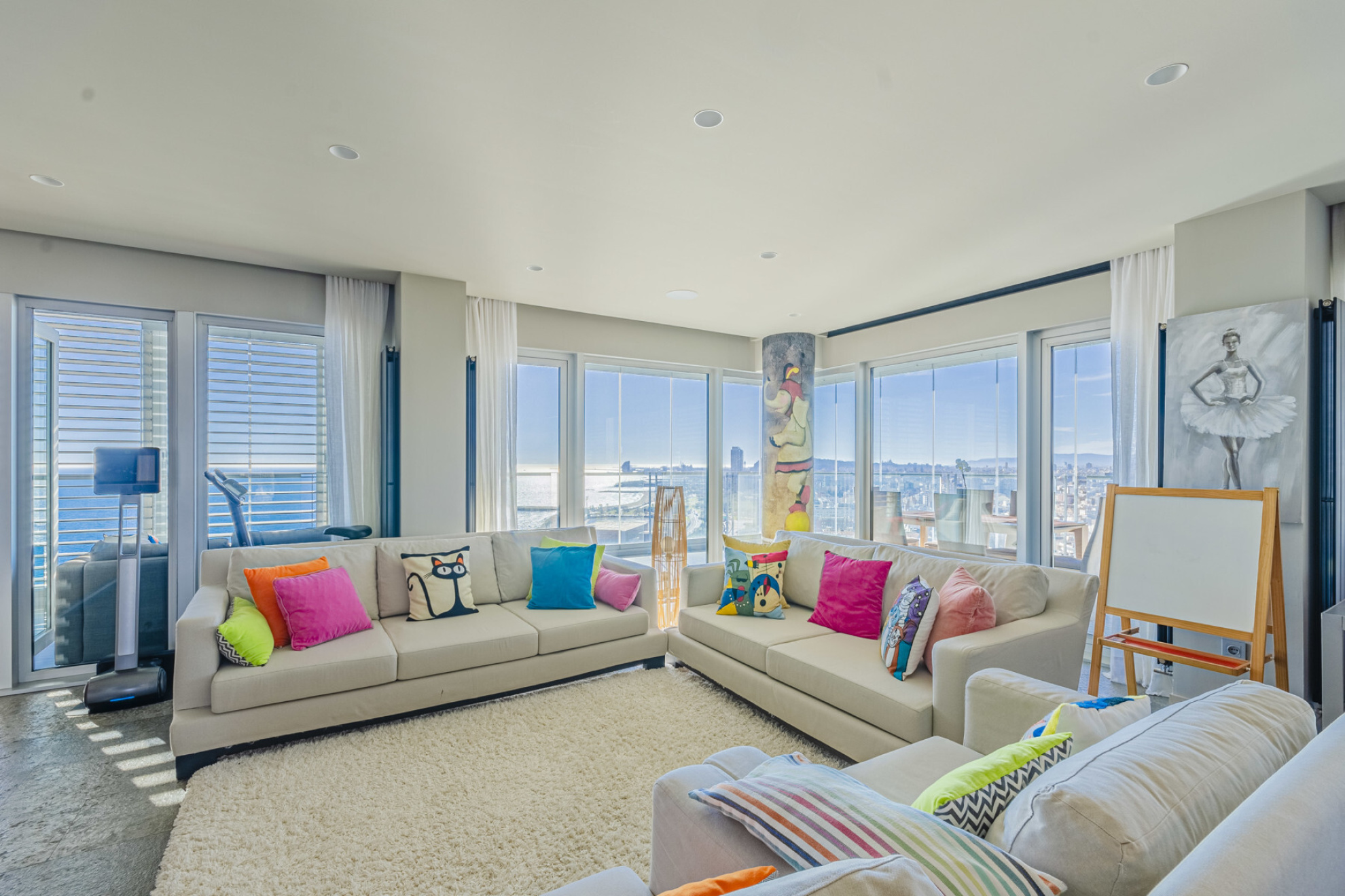  Family apartment with splendid sea and Barcelona views - 物件實景