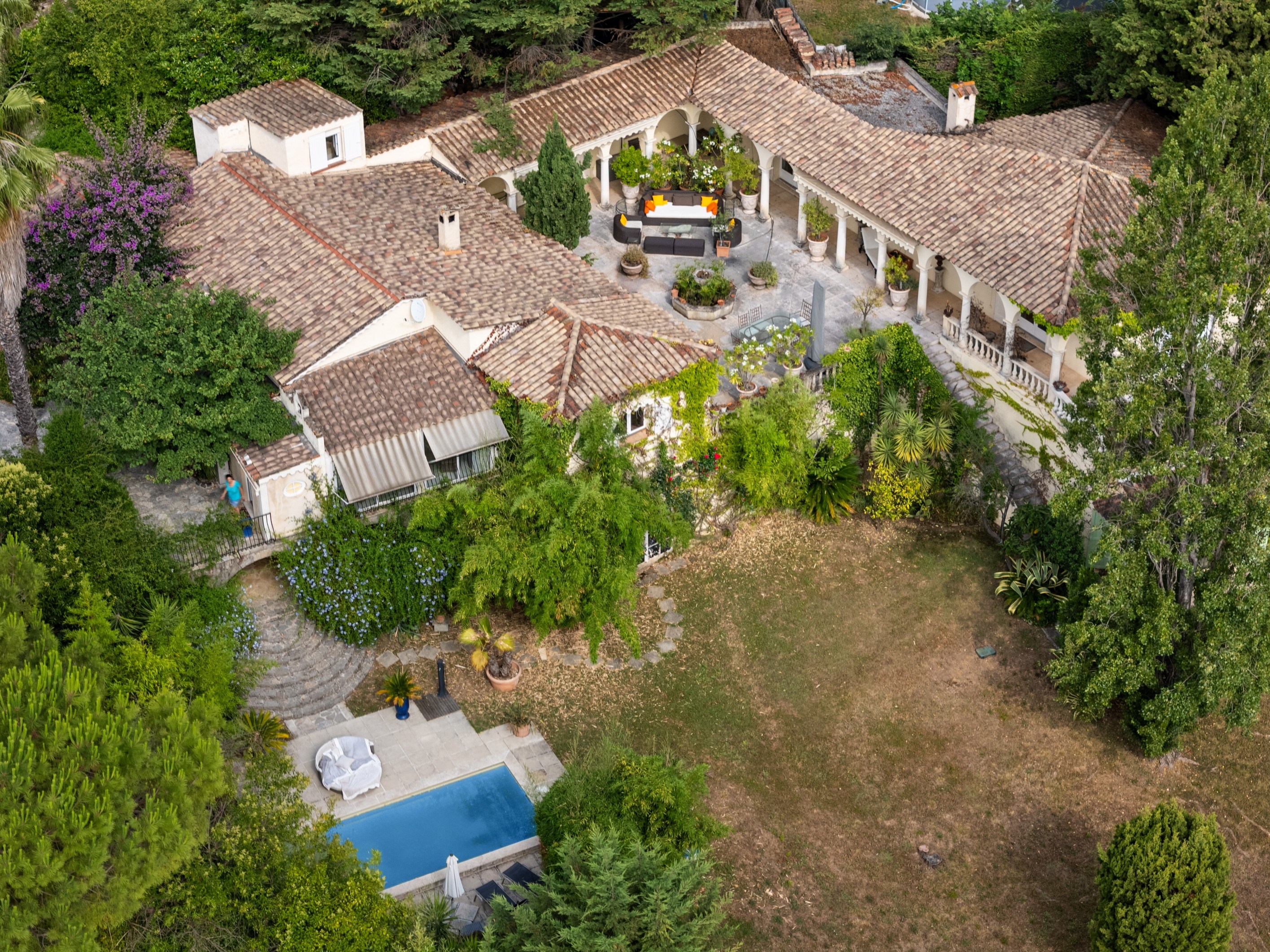  Florentine-style villa with guest house and pool in Grasse Saint-François - 物件實景