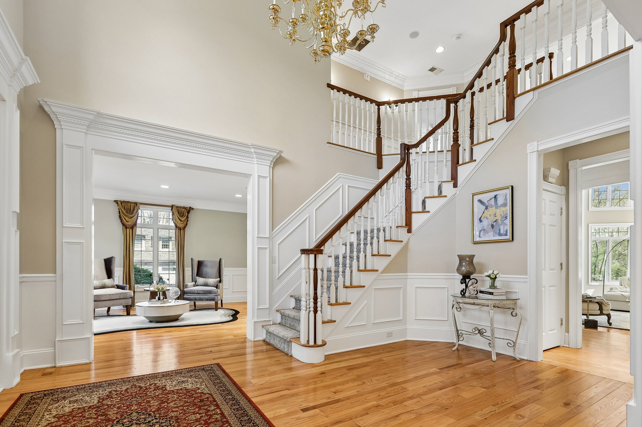  Stunning Belle Mead Estate with Private Theater, Gym, and Designer Finishes - 物件實景
