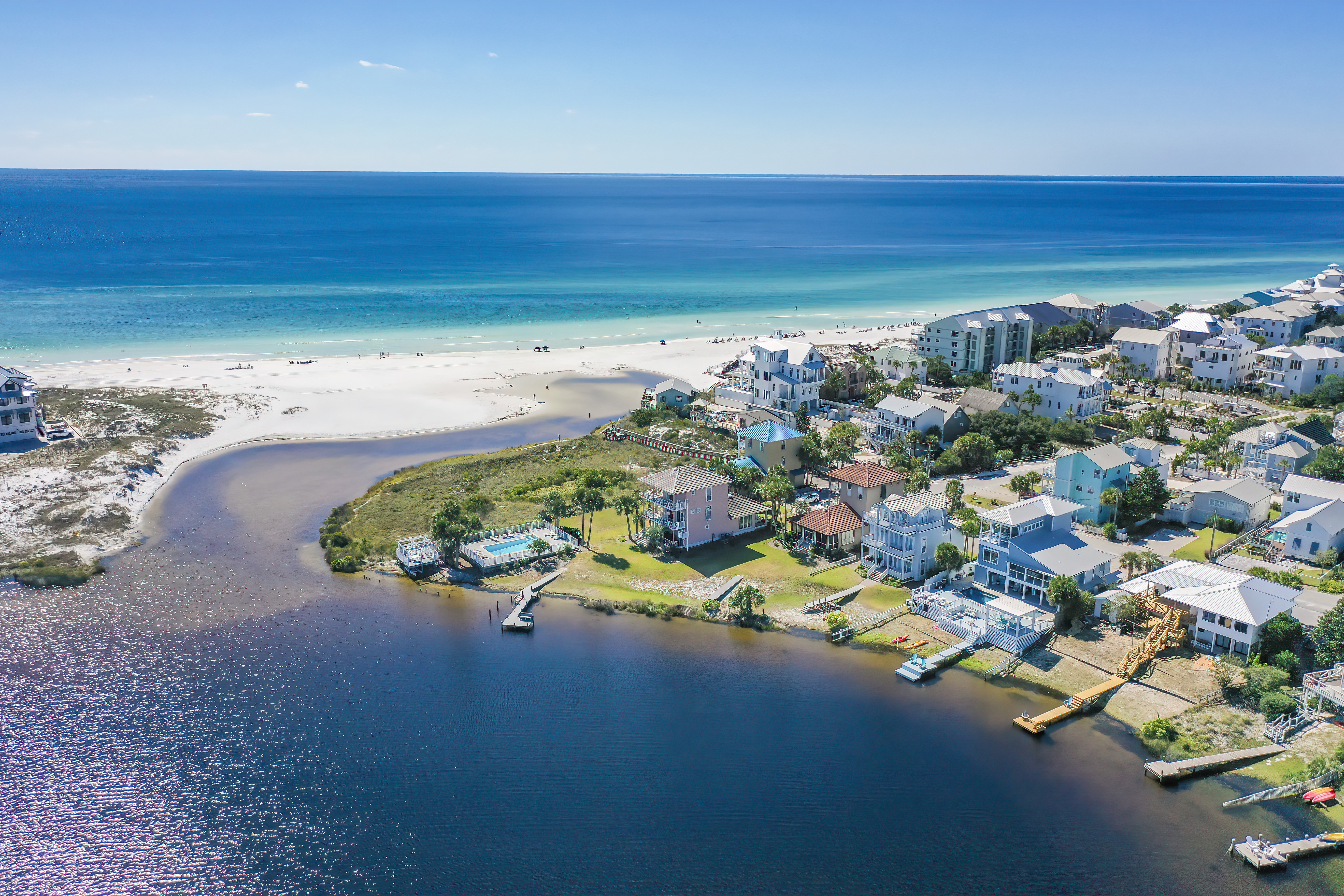  Multi-Generational Beach House With Gulf- And Dune-Lake Views Steps From Sands - 物件實景