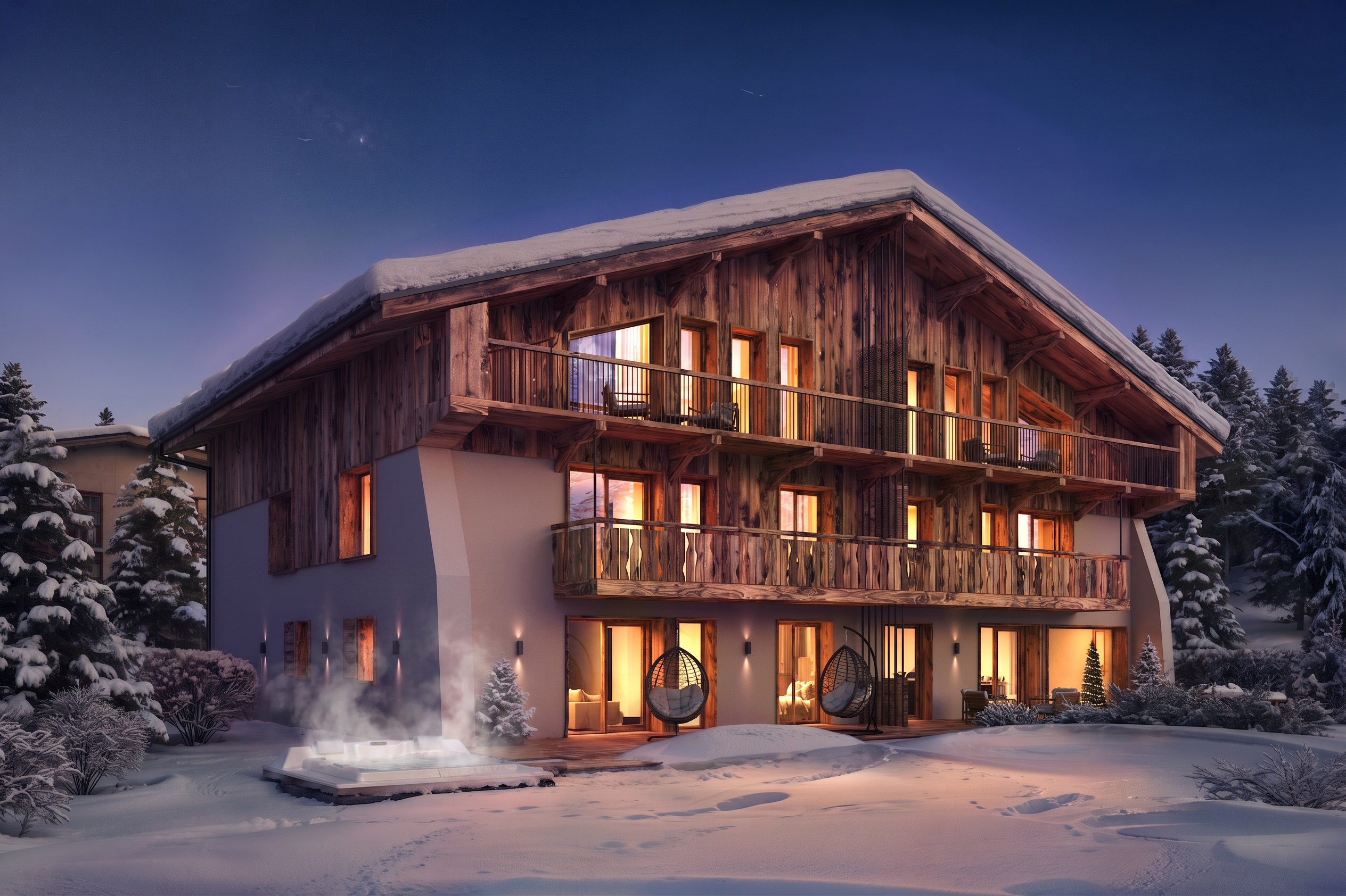  Apartment 101 Zen Haven - New residence close to the center of Megève - 物件實景