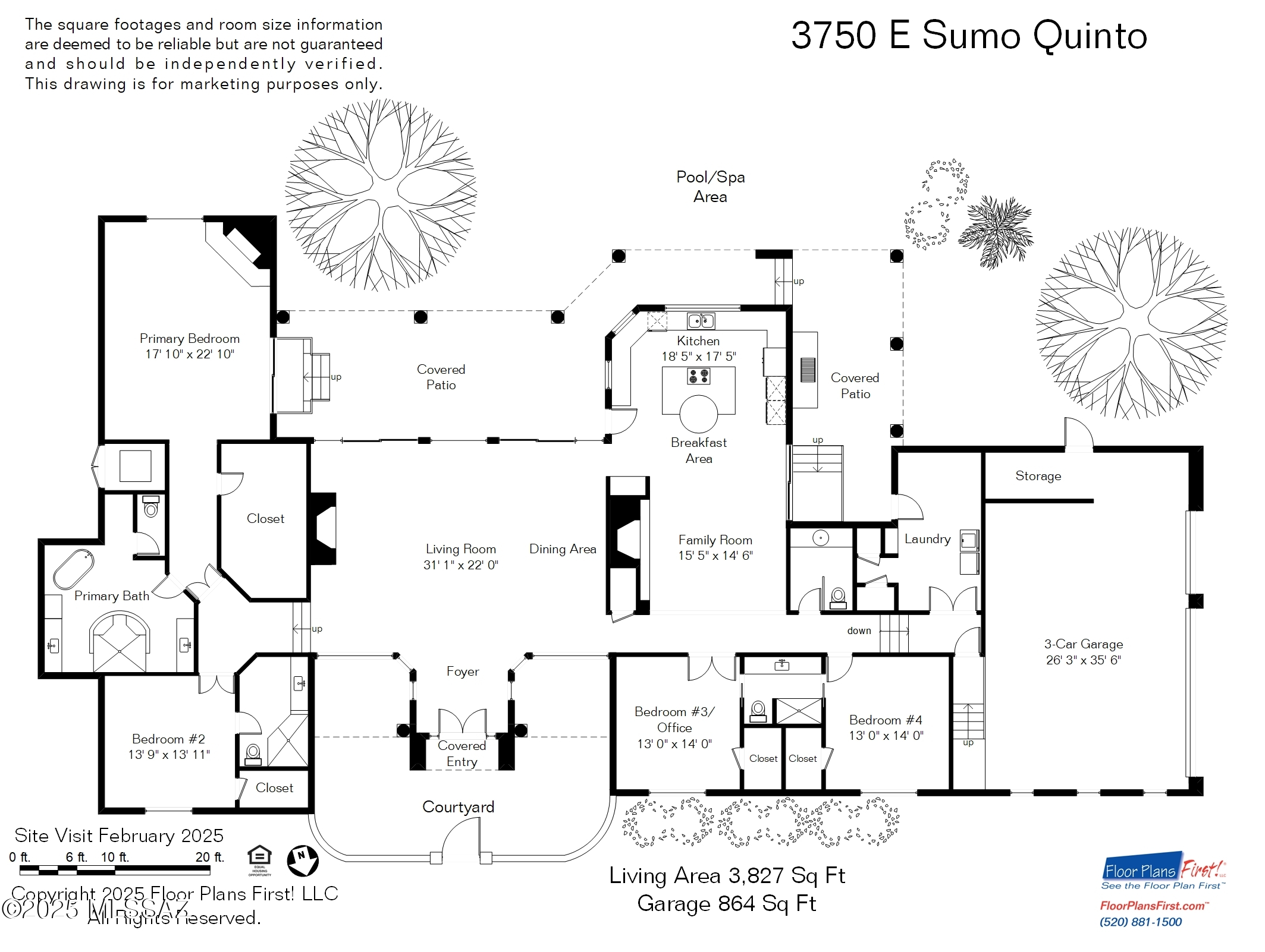 Tucson, Arizona, 85718, United States, 4 Bedrooms Bedrooms, ,4 BathroomsBathrooms,Residential,For Sale,1837380
