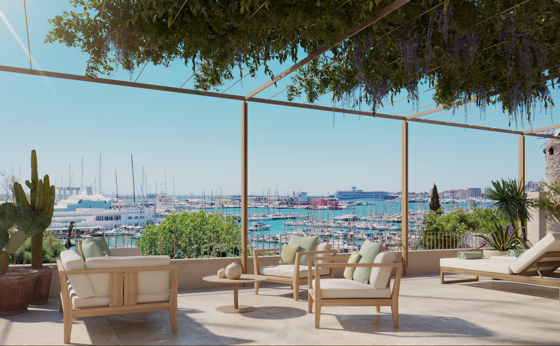 Exclusive Penthouse with terrace and sea views in Palma - 物件實景