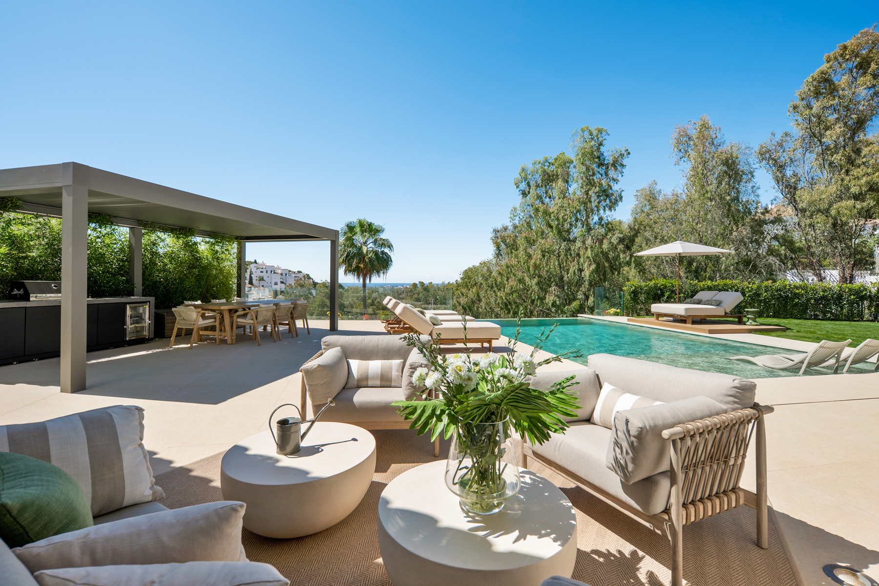  Contemporary Mediterranean villa with sea views in La Quinta - 物件實景