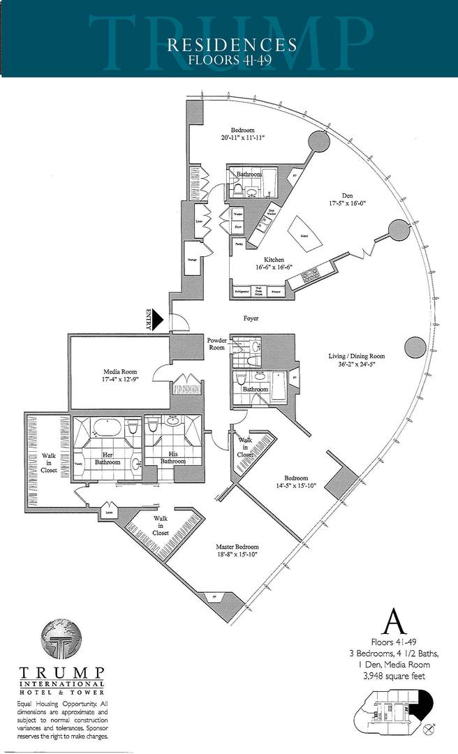 Chicago, Illinois, 60611, United States, 3 Bedrooms Bedrooms, ,5 BathroomsBathrooms,Residential,For Sale,1940943