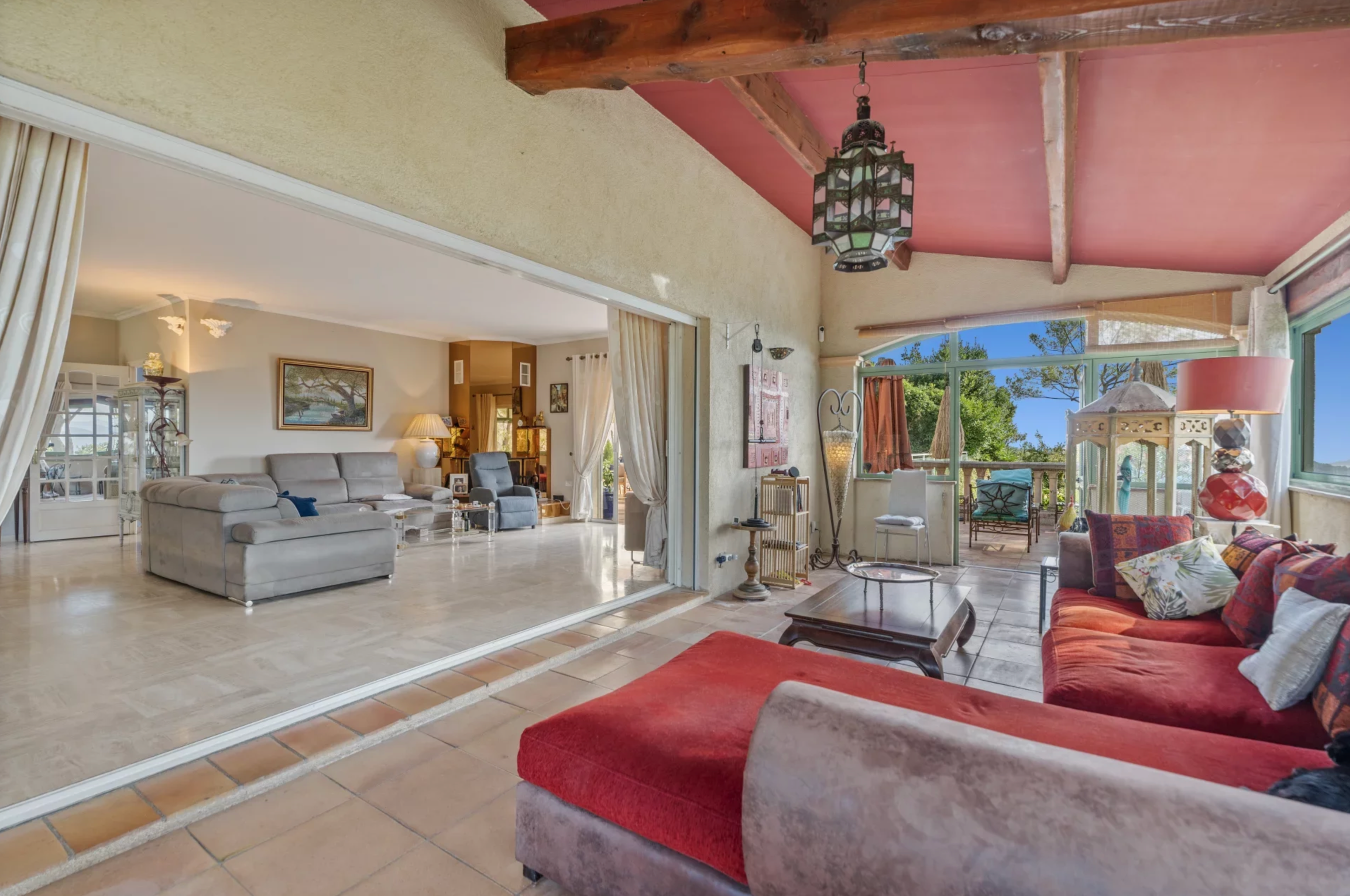 Mouans-Sartoux near Cannes, villa with sea view, pool and guest house potential - 物件實景