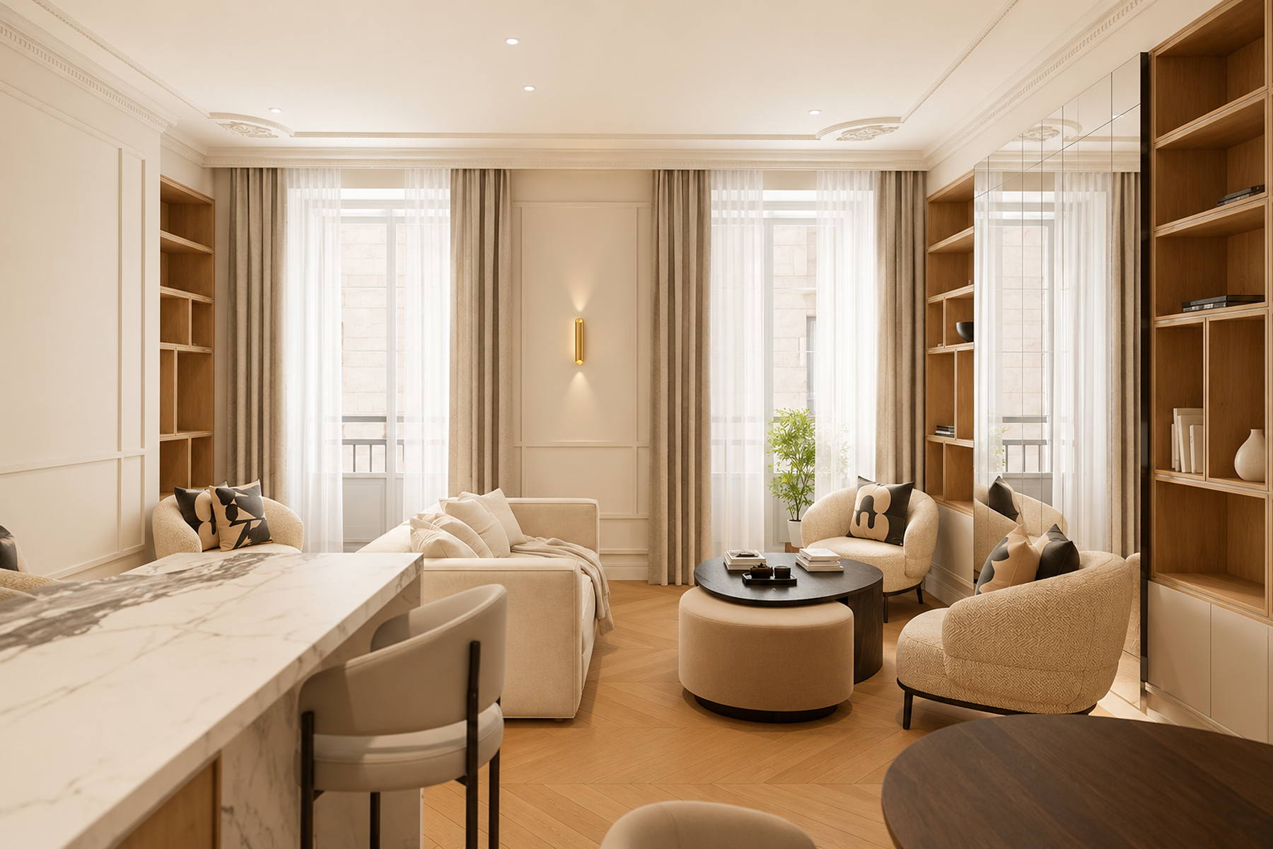  Contemporary Building for Sale in the Justice Center, Madrid - 物件實景