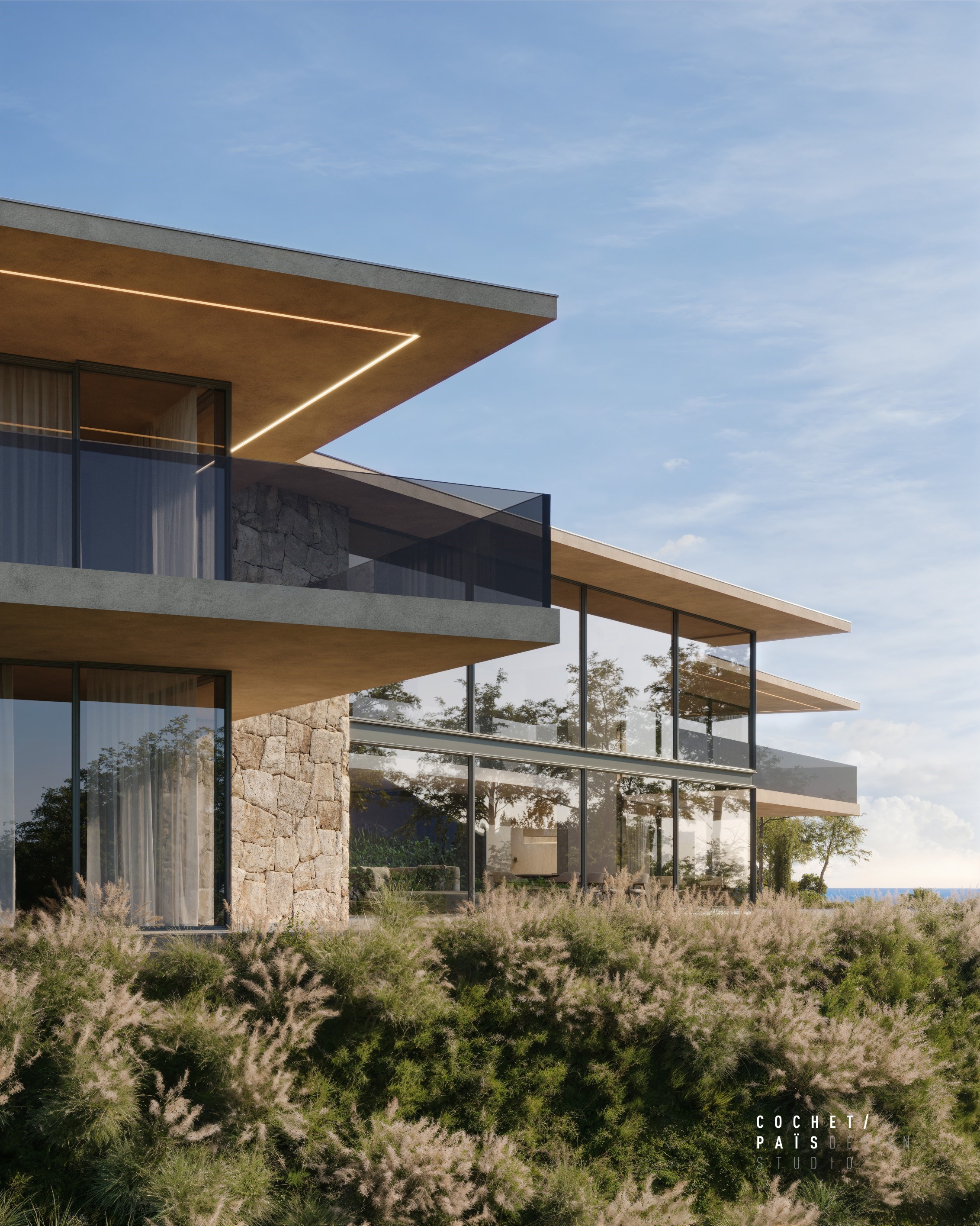  Sea view villa with approved renovation permit in Théoule-sur-Mer - 物件實景