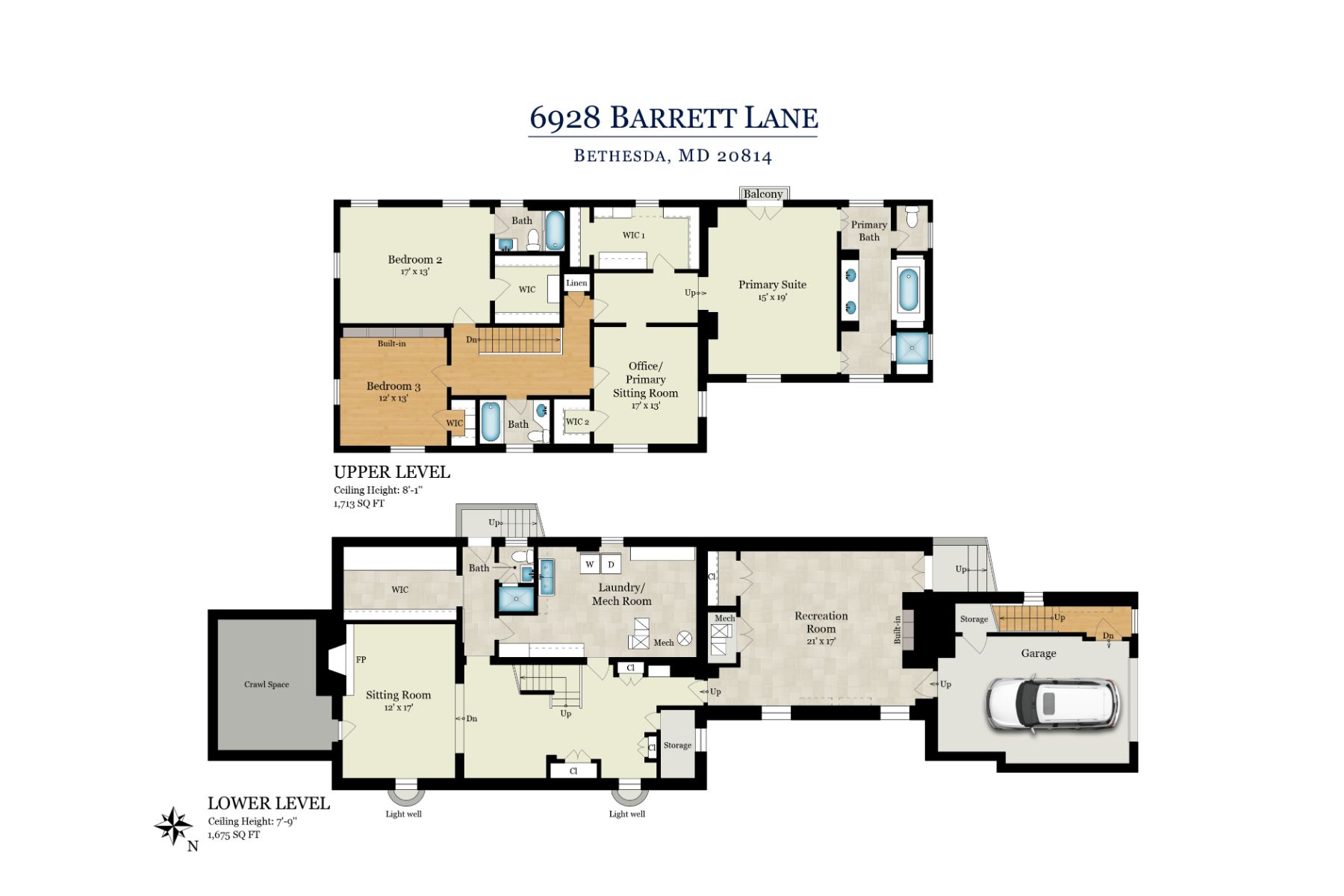  6928 Barrett Lane, Bethesda, MD, 20814 - 物件實景