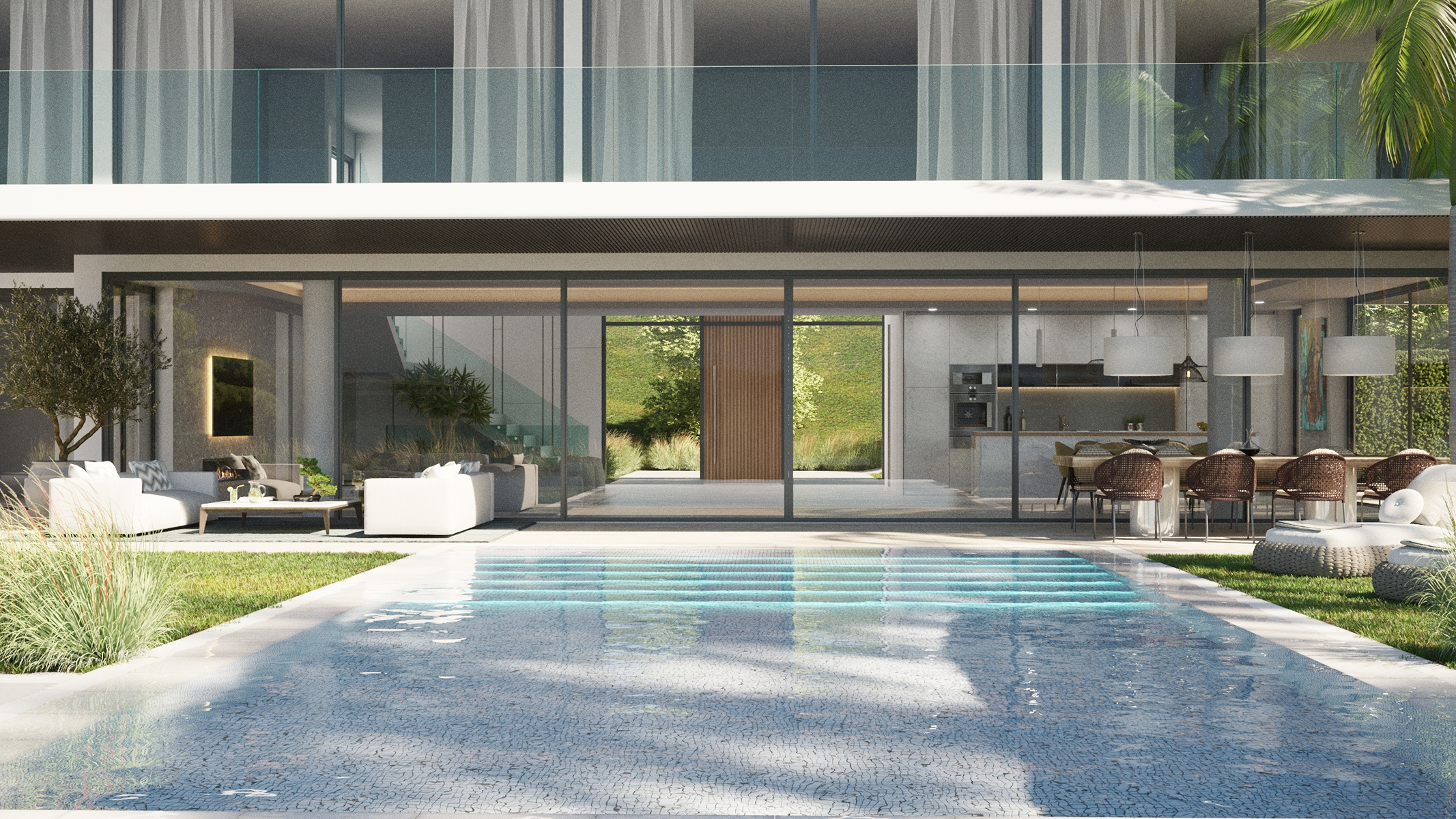  Contemporary villa with sea views in Hacienda Las Chapas - 物件實景