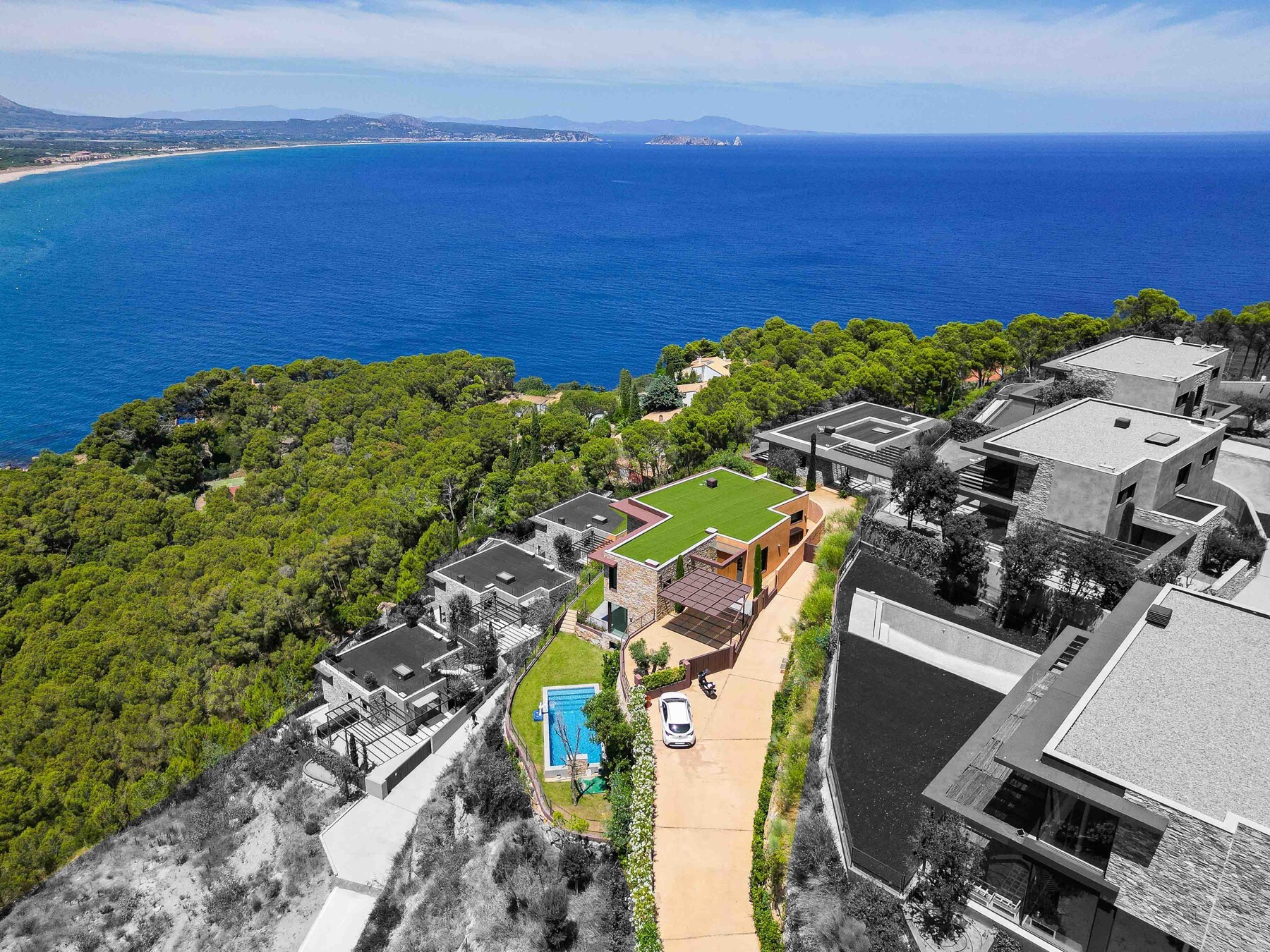 Stunning property with sea views near Sa Riera, Begur - 物件實景