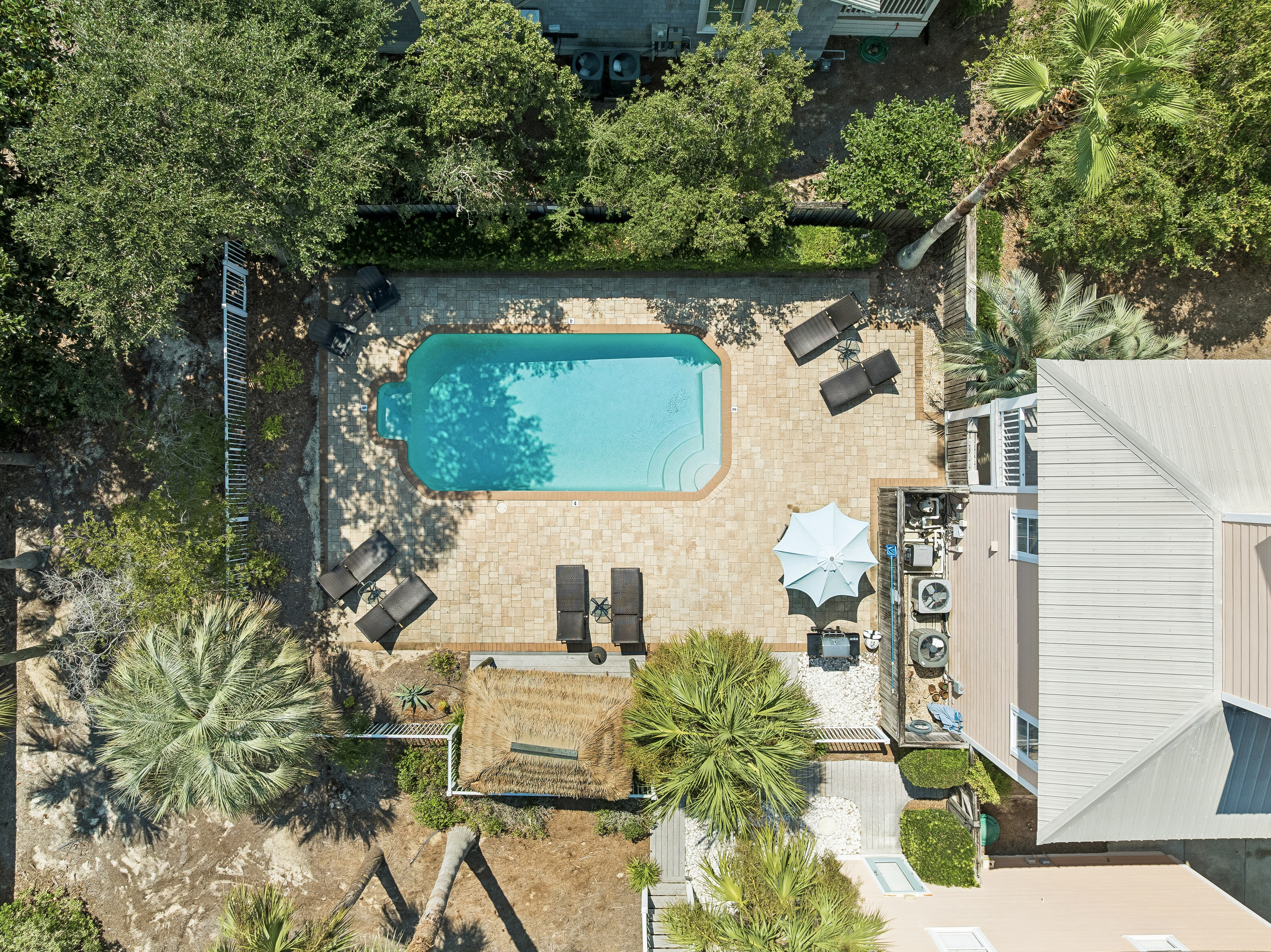  Home South Of 30A With Private Pool, Gulf Views And Spacious Lot - 物件實景