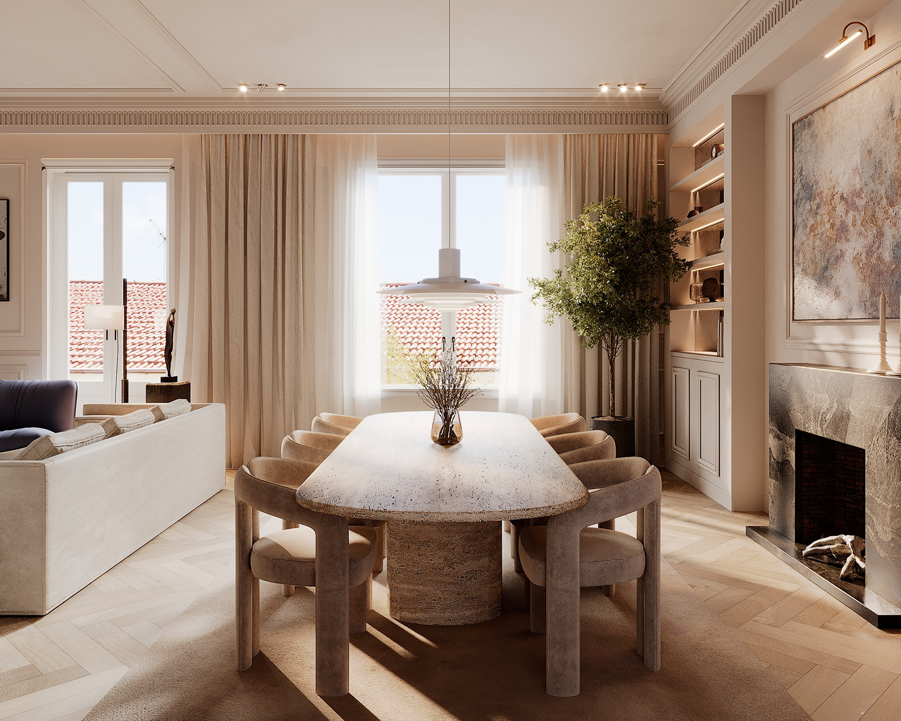  Classic flat in Almagro, Chamberí, with views and natural light - 物件實景
