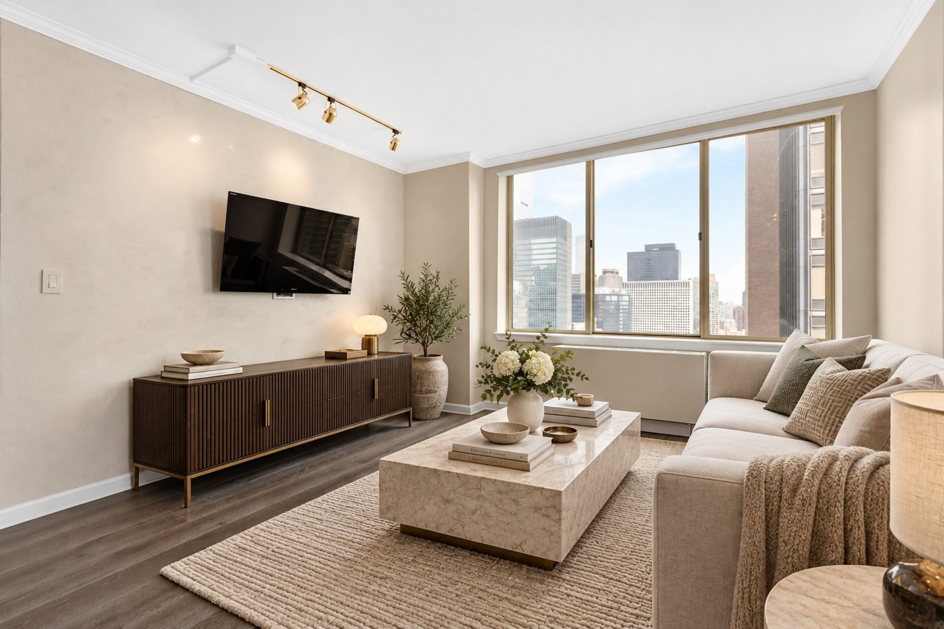  High Floor Renovated 2Bed, 2Bath in Midtown - 物件實景