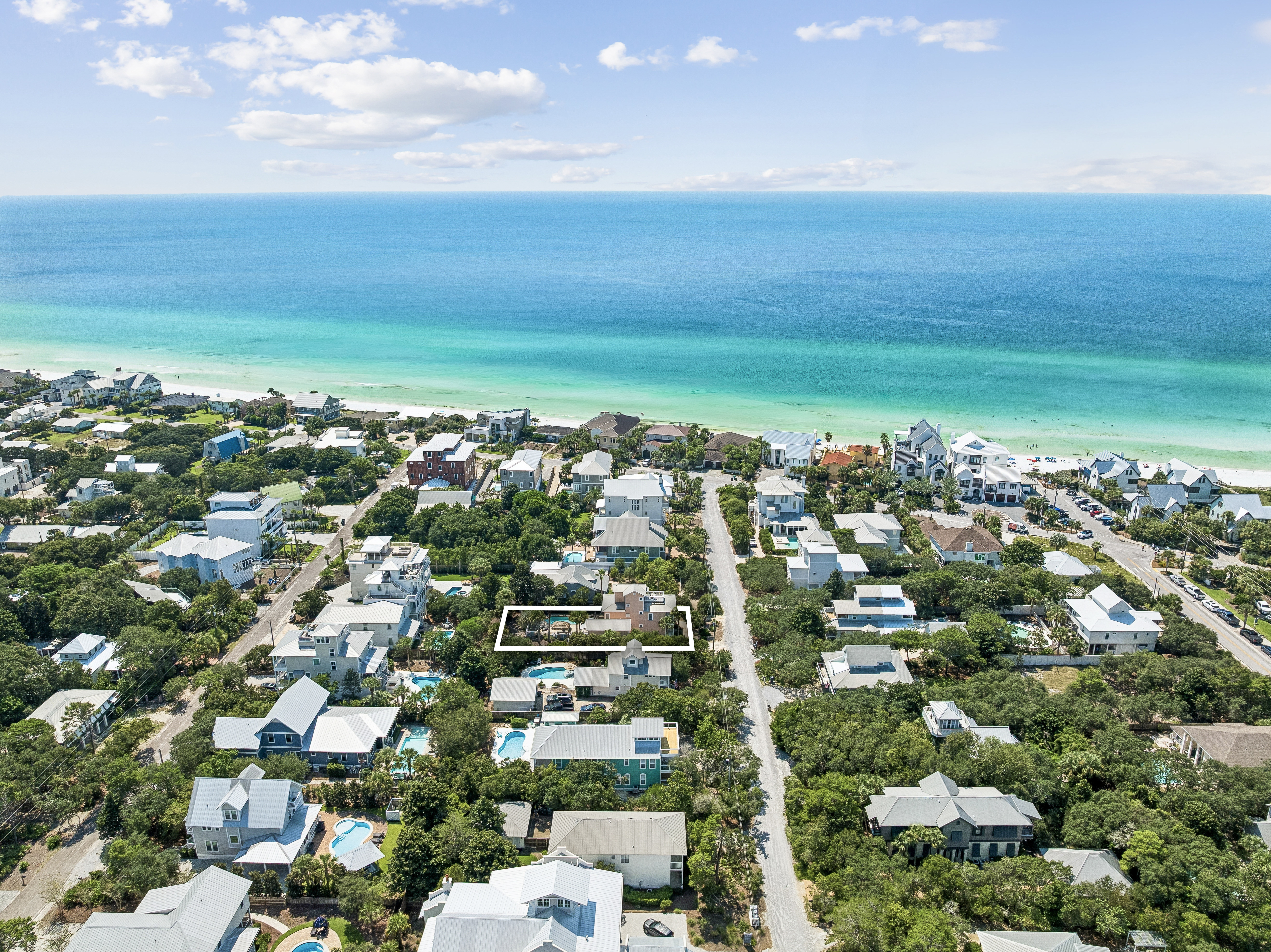  Home South Of 30A With Private Pool, Gulf Views And Spacious Lot - 物件實景