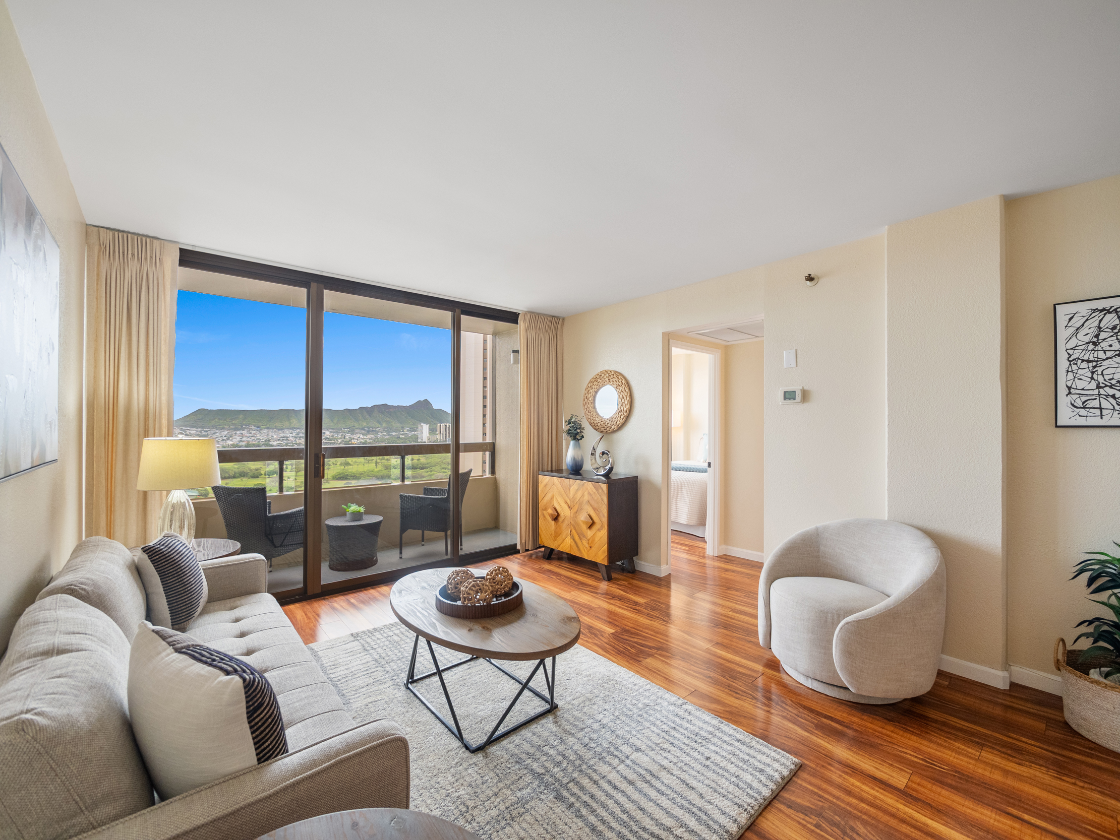  Iolani Court Plaza, City, Diamond Head, Mountain, Ocean, Sunrise views - 物件實景