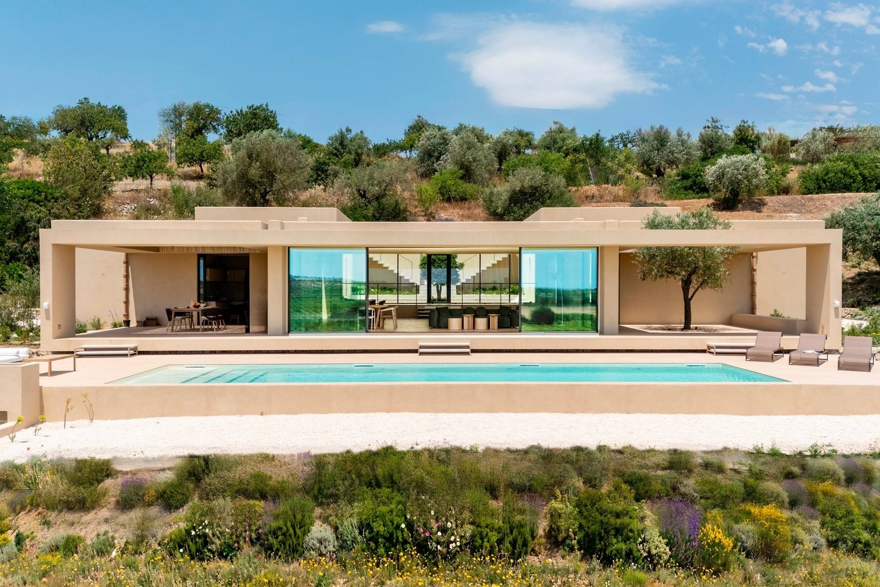  Designer villa with pool in the Noto countryside - 物件實景