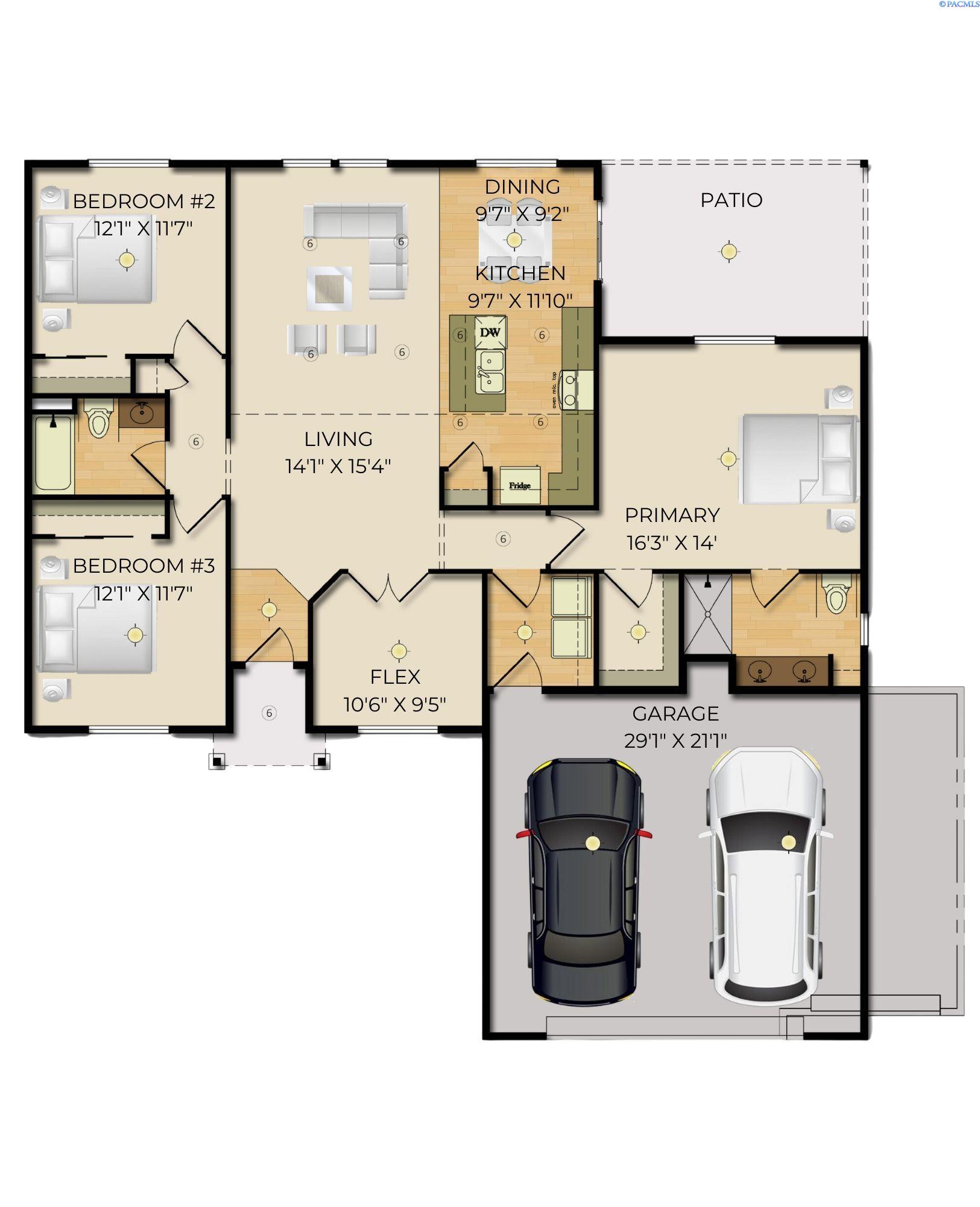 Kennewick, Washington, 99338, United States, 3 Bedrooms Bedrooms, ,1 BathroomBathrooms,Residential,For Sale,1803967